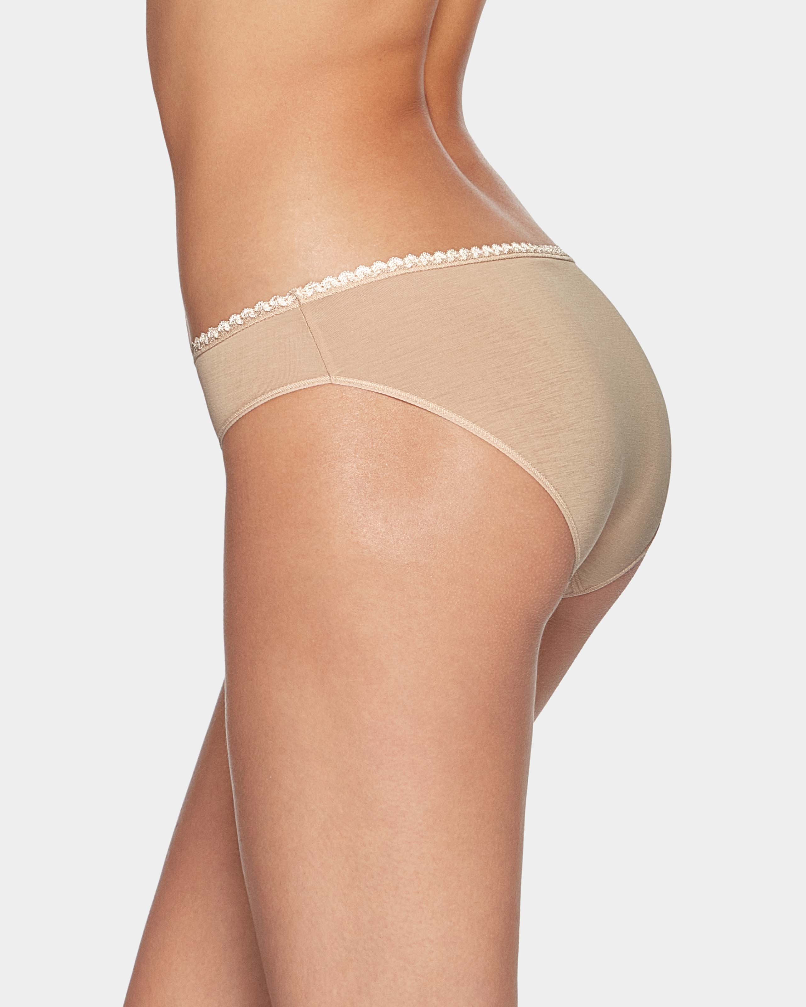 Braga clásica flujos diarios Ecocycle remplazan salvaslips - Impetus - Beige Beige-2
