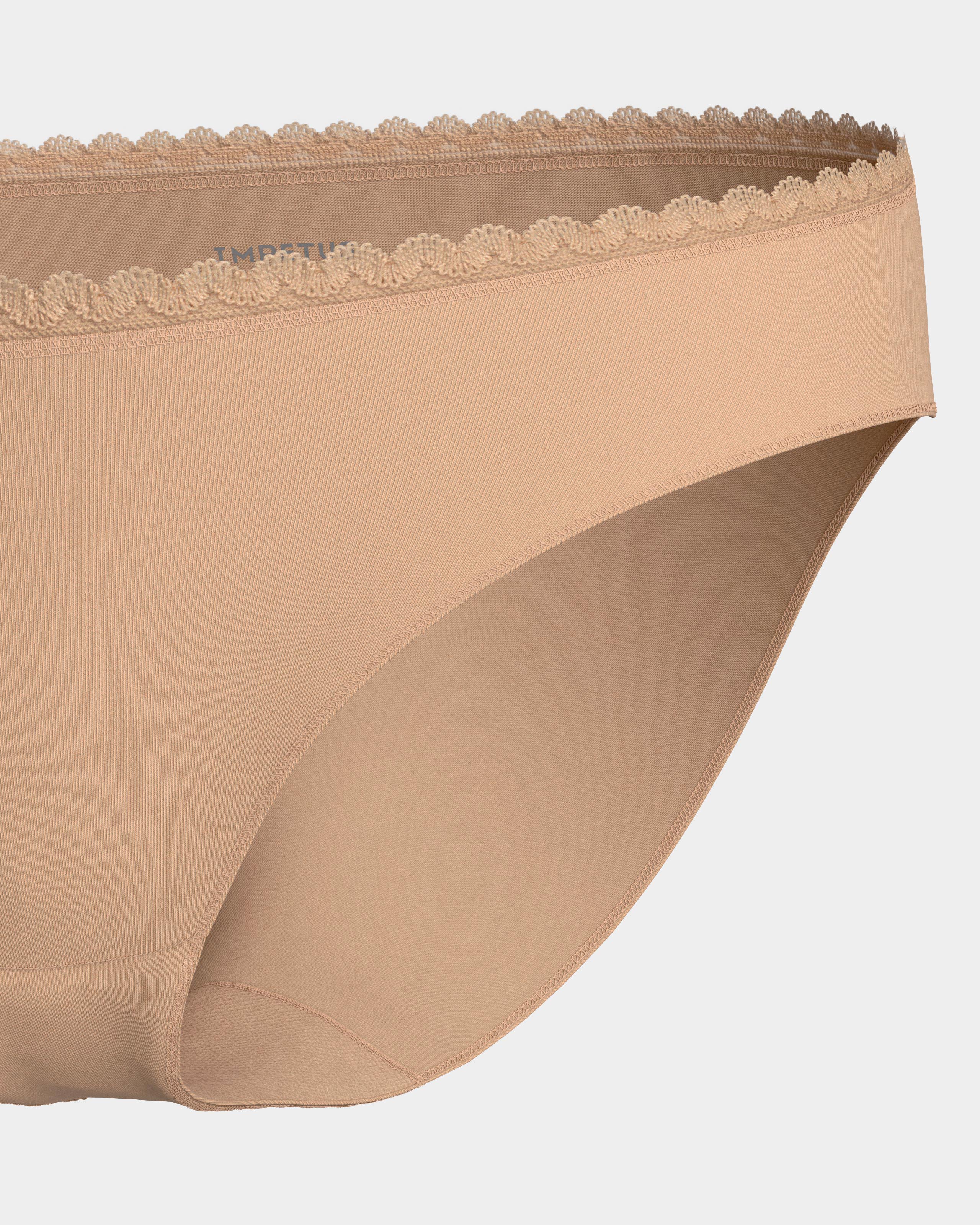 Braga clásica flujos diarios Ecocycle remplazan salvaslips - Impetus - Beige Beige-5