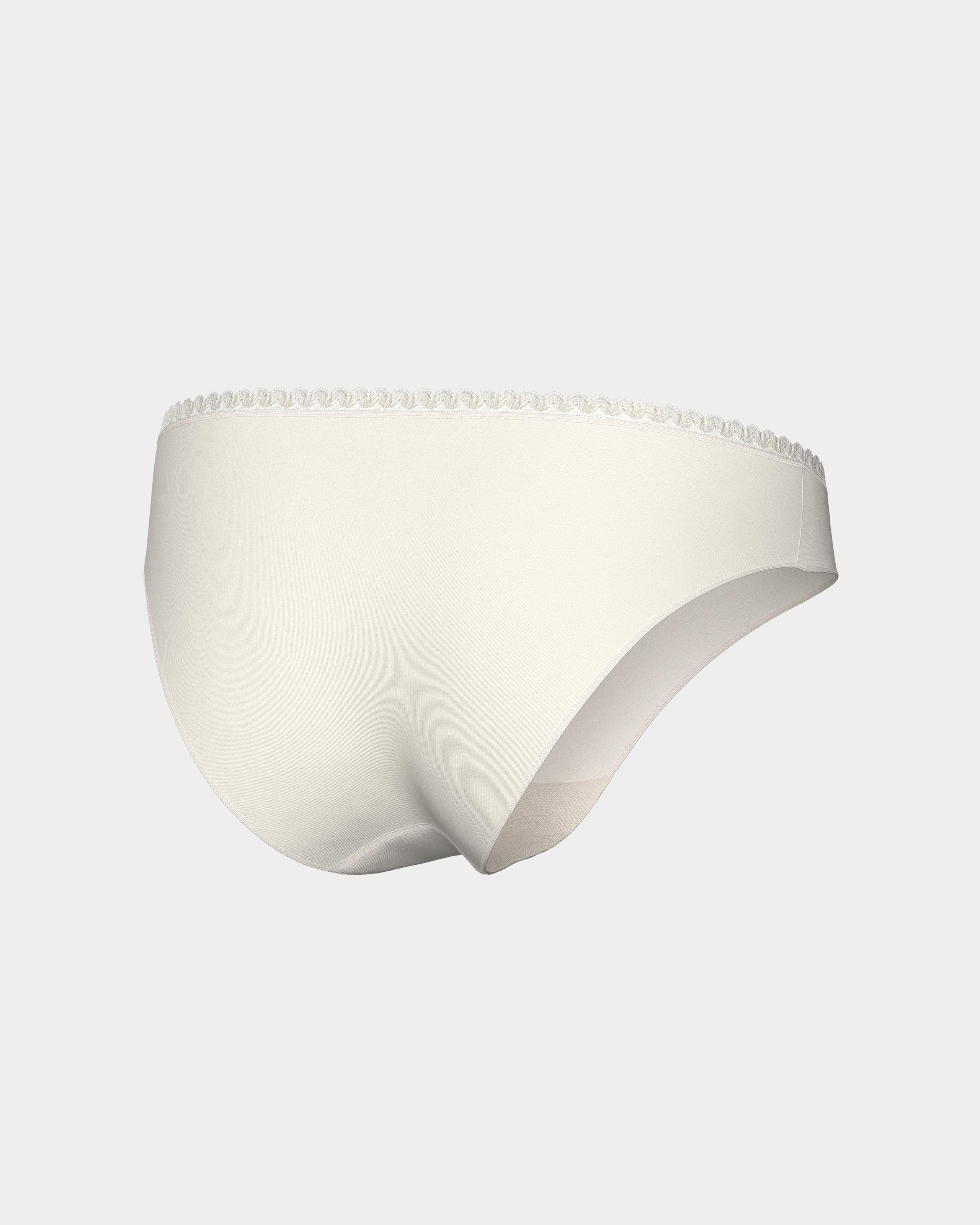 Braga clásica flujos diarios Ecocycle remplazan salvaslips - Impetus - Blanco Blanco-4