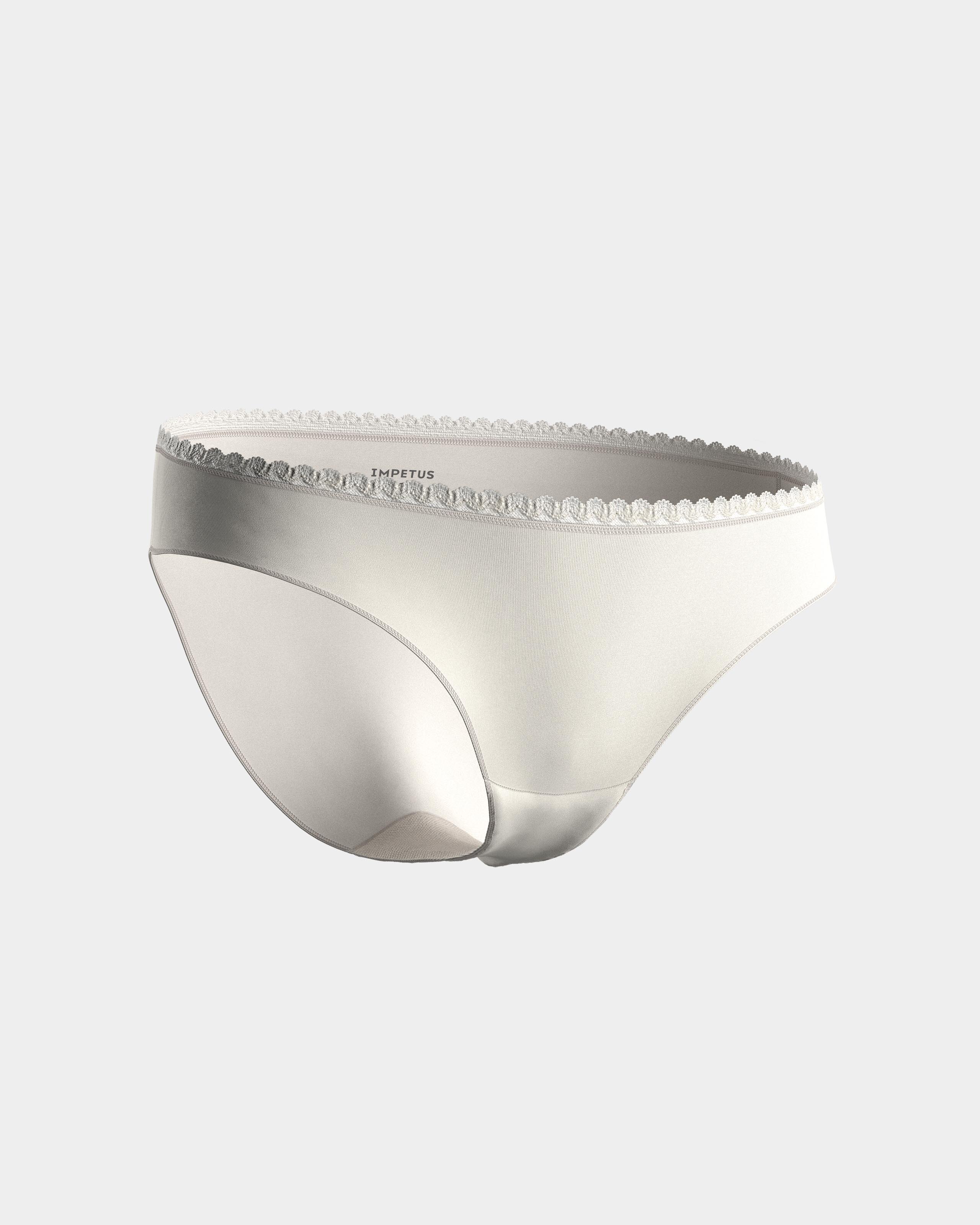 Braga clásica flujos diarios Ecocycle remplazan salvaslips - Impetus - Blanco Blanco-5