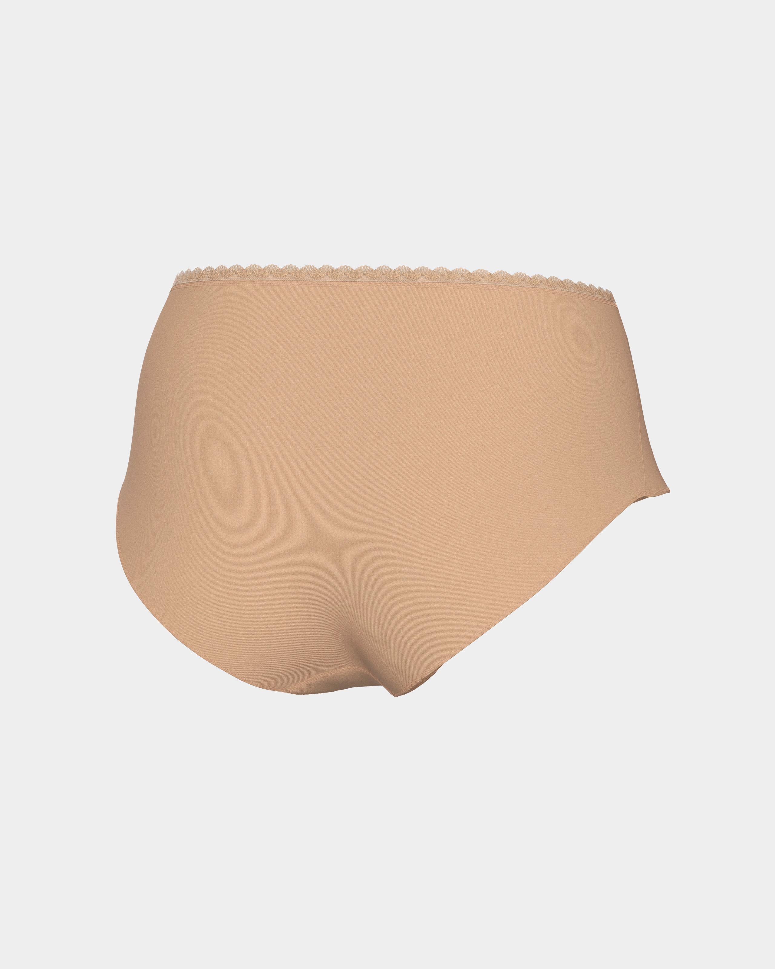 Braga alta flujos diarios Ecocycle remplazan salvaslips - Impetus - Beige Beige-4