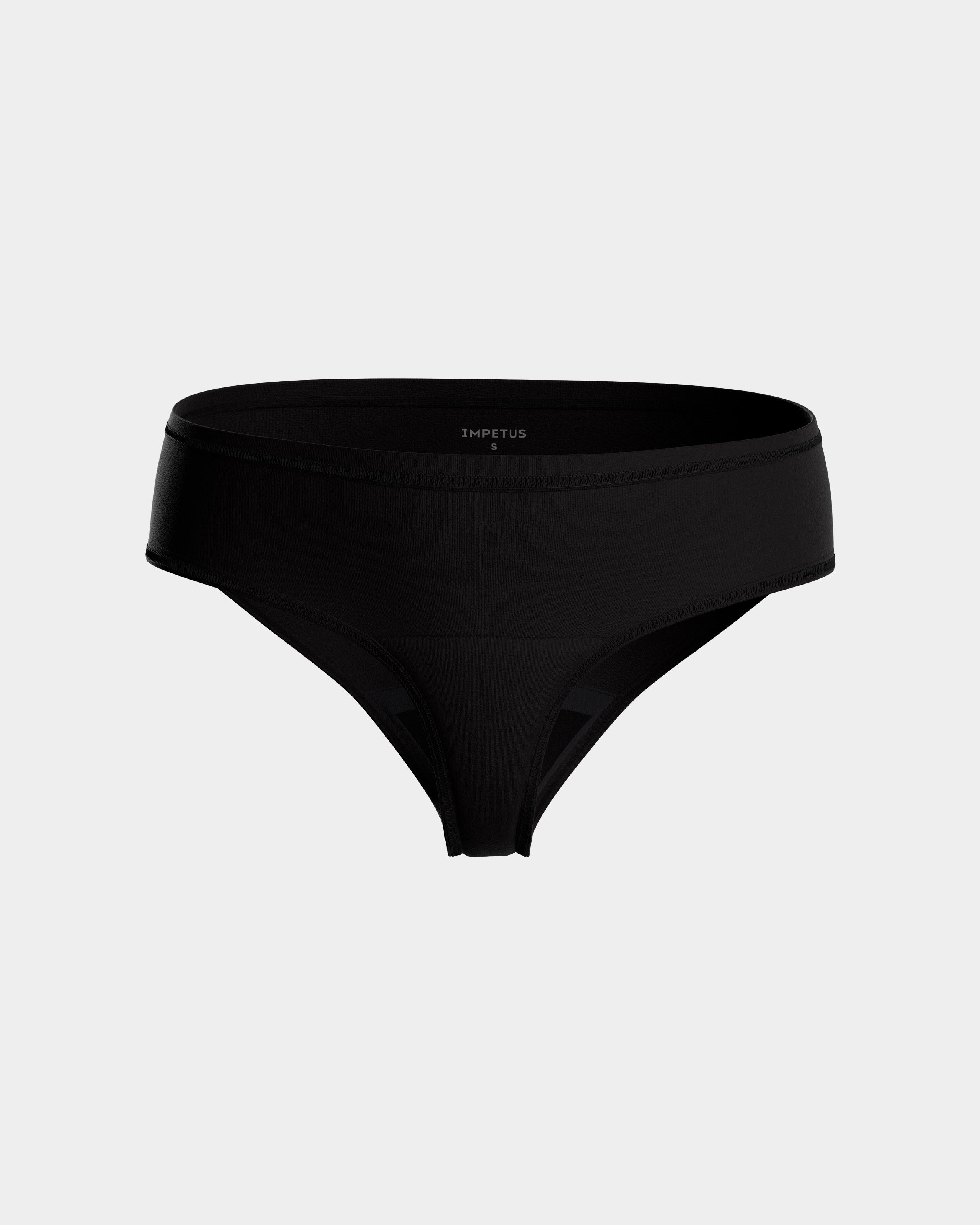 Braga menstrual sostenible de absorción alta Ecocycle - Impetus - Negro Negro-3