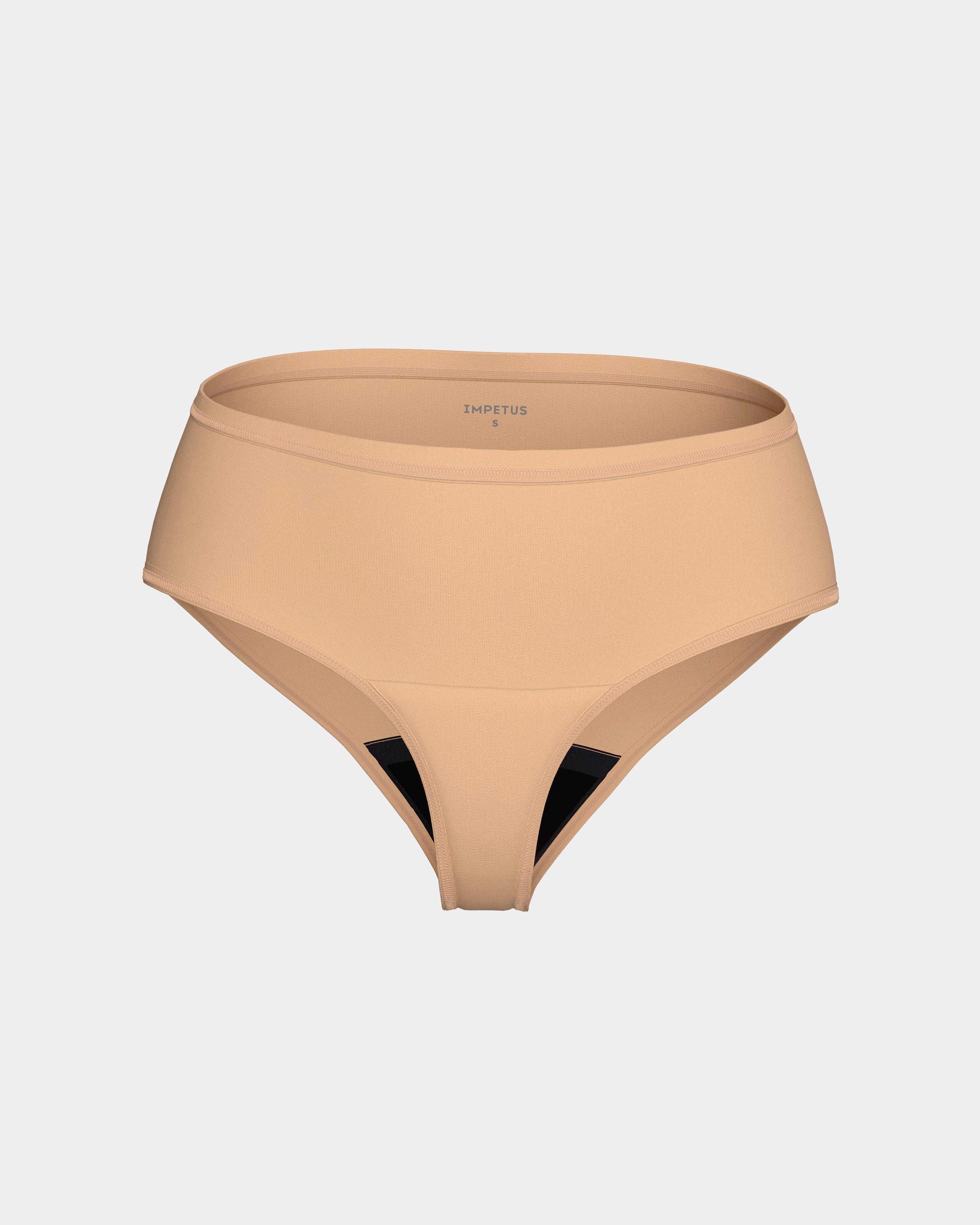 Braga alta menstrual sostenible de absorción alta Ecocycle - Impetus - Beige Beige-3