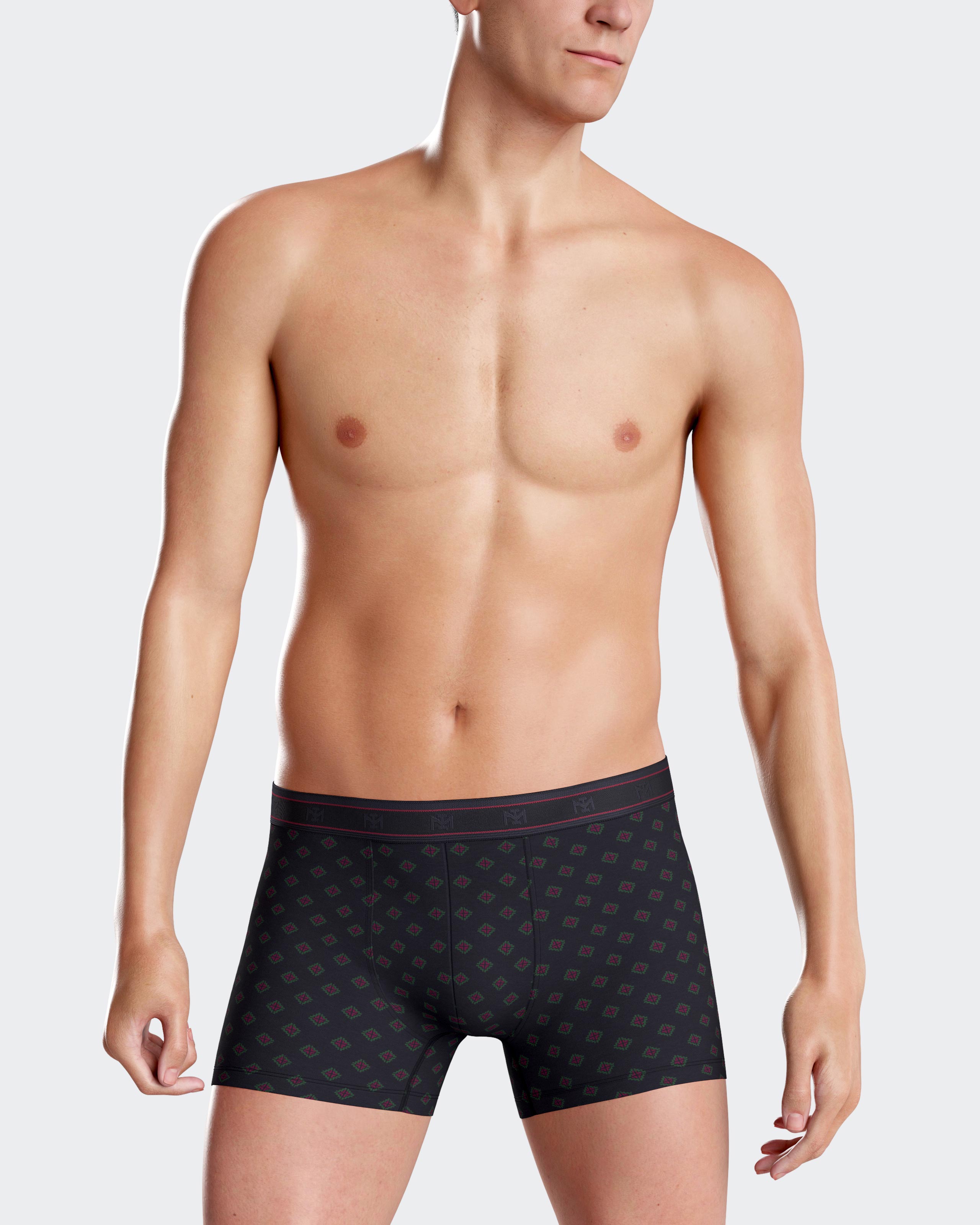 Pack de dos bóxers de punto de hombre en varios colores - Impetus - Negro Negro-1