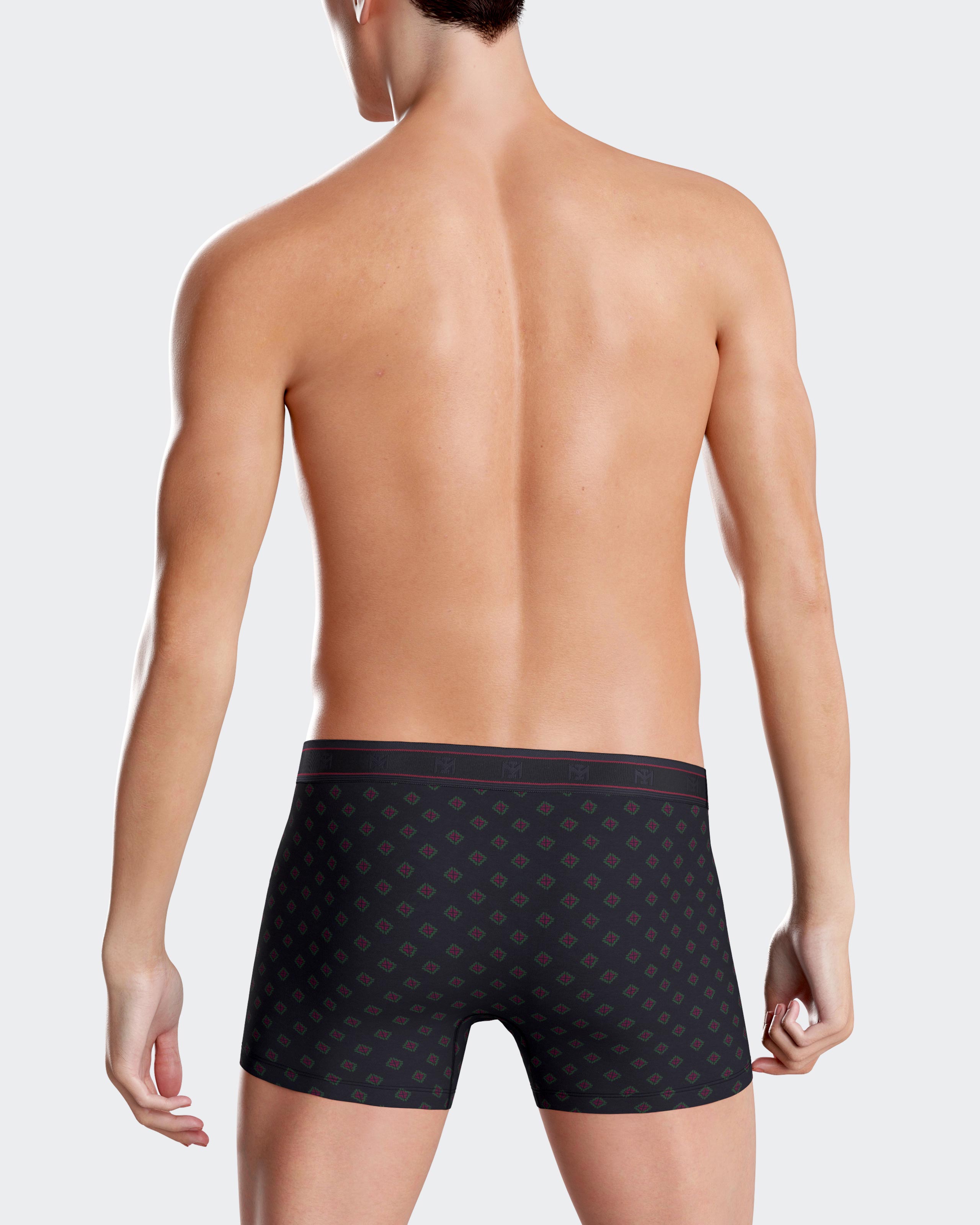 Pack de dos bóxers de punto de hombre en varios colores - Impetus - Negro Negro-2