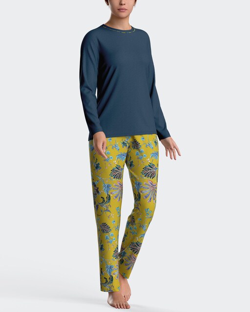 Imagen 0 de Pijama de mujer largo estampado en algodón modal