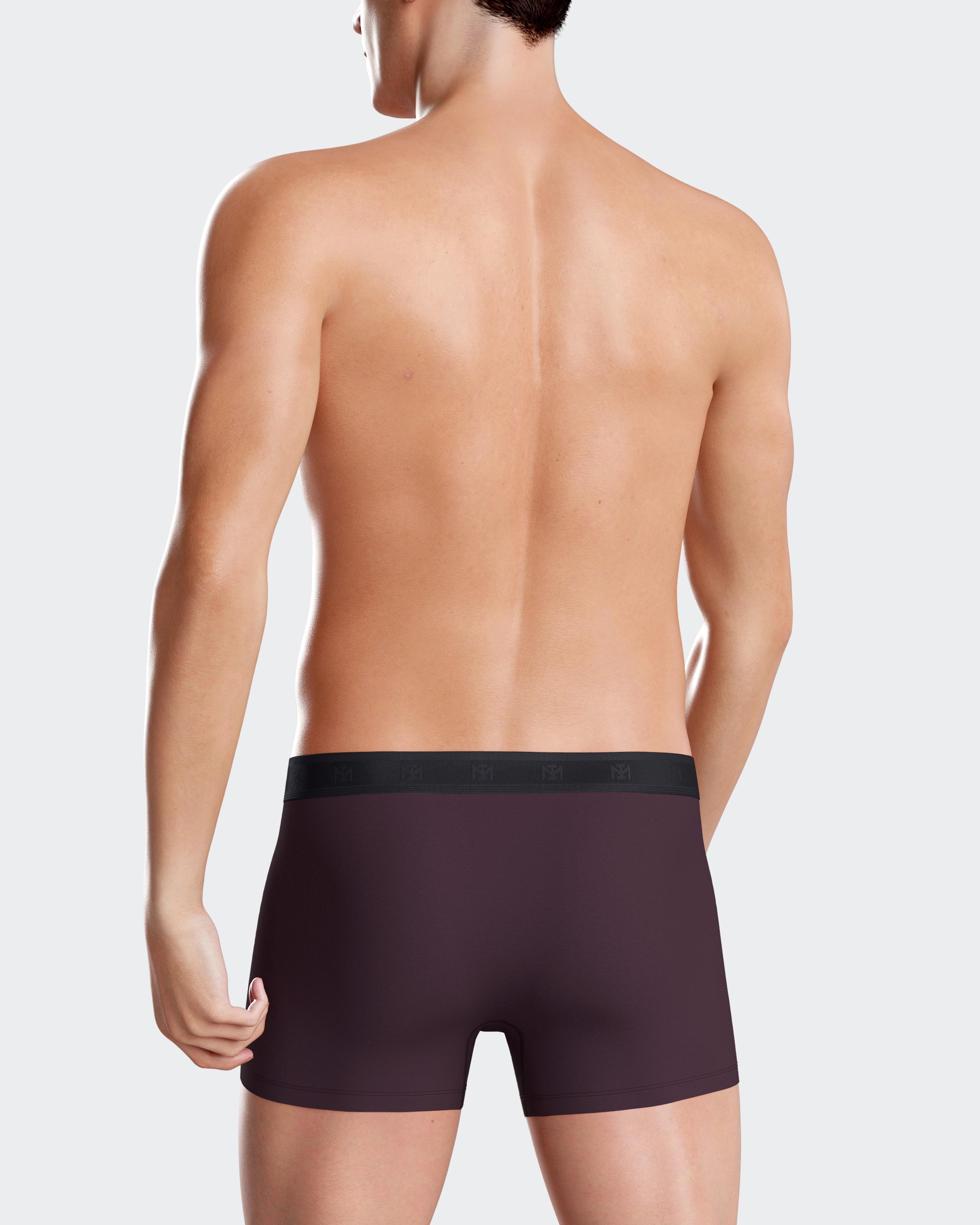 Pack de dos bóxers de punto de hombre en varios colores - Impetus - Burdeos Burdeos-2