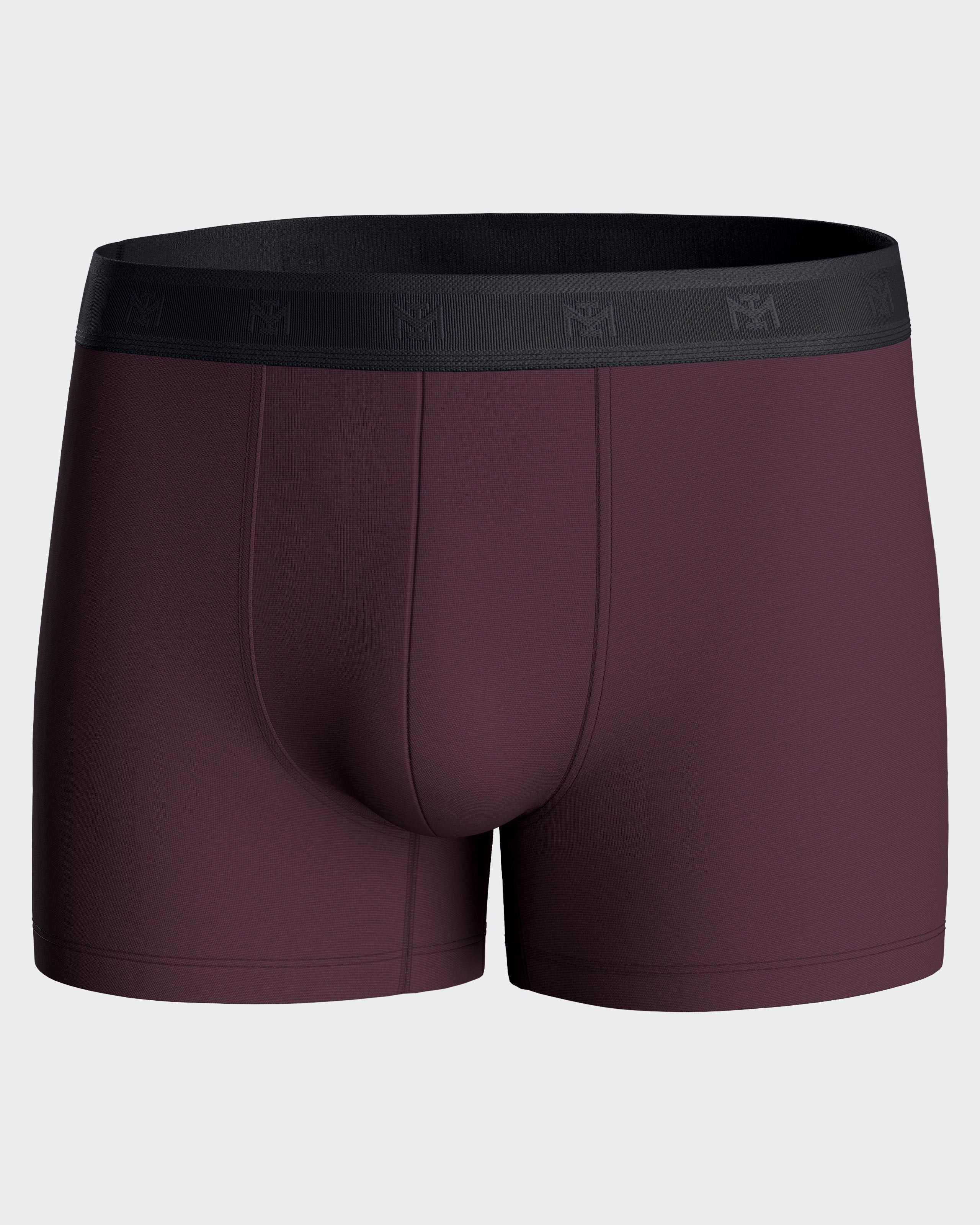 Pack de dos bóxers de punto de hombre en varios colores - Impetus - Burdeos Burdeos-3