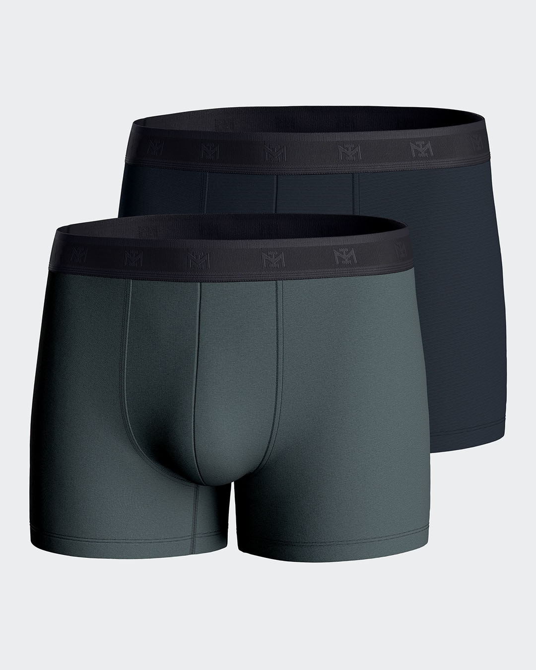 Pack de dos bóxers de punto de hombre en varios colores - Impetus - Verde oscuro Verde oscuro-5