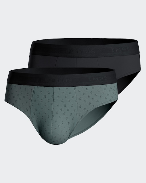 Imagen 0 de Pack de dos slips de punto de hombre en varios colores