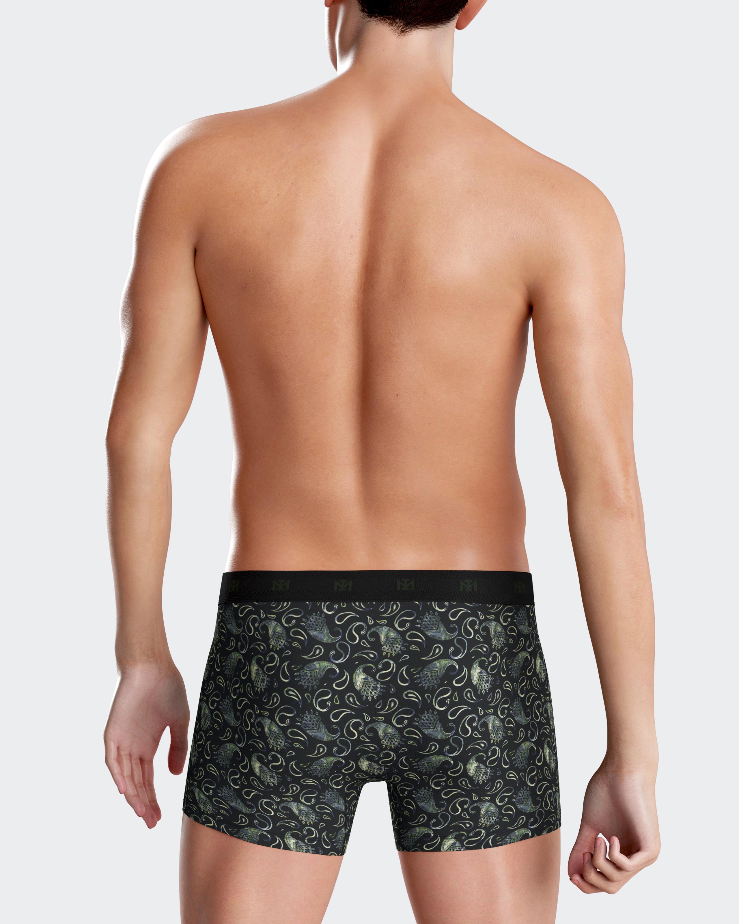 Pack de dos bóxers de hombre en varios colores - Impetus - Negro Negro-2