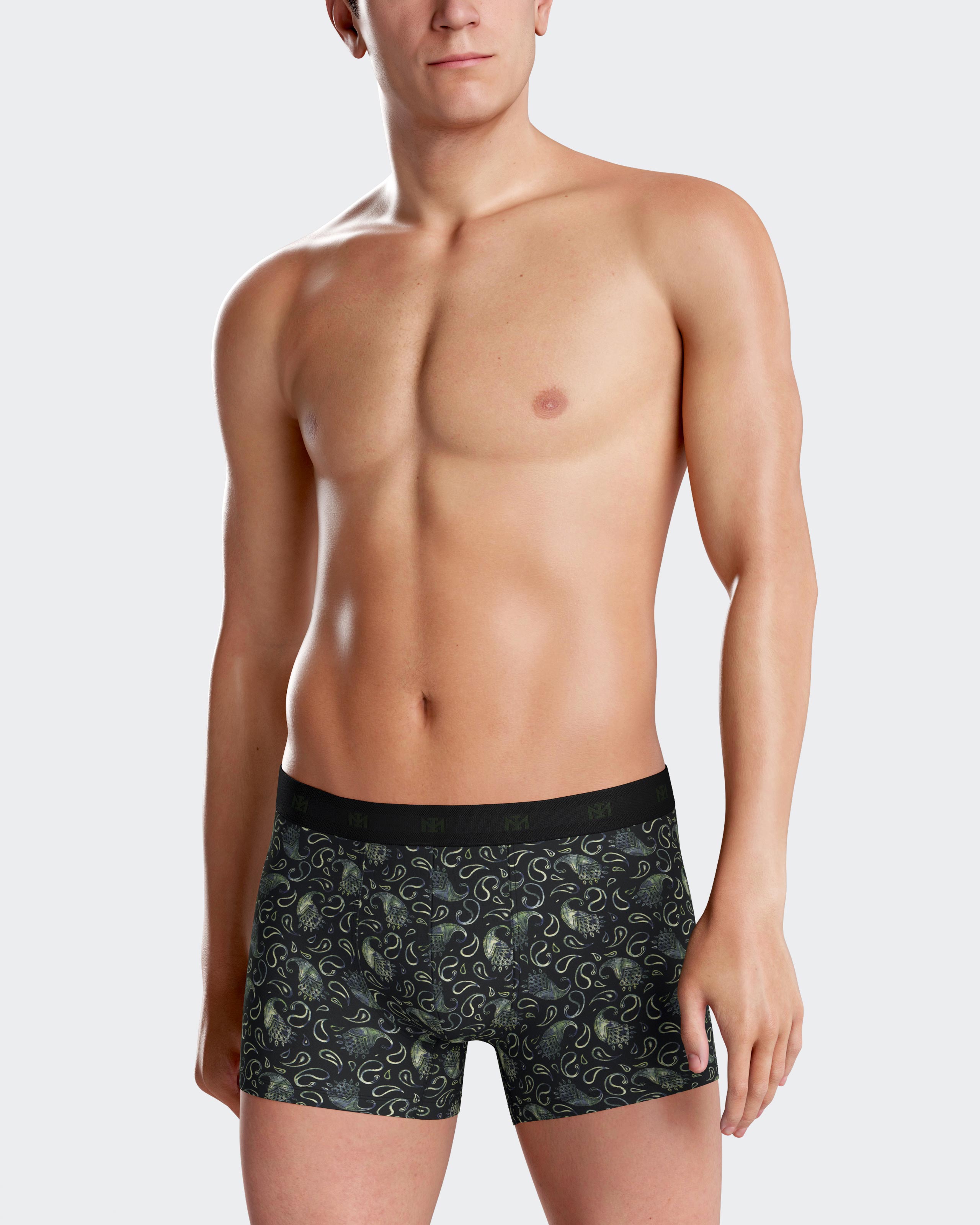 Pack de dos bóxers de hombre en varios colores - Impetus - Verde oscuro Verde oscuro-1