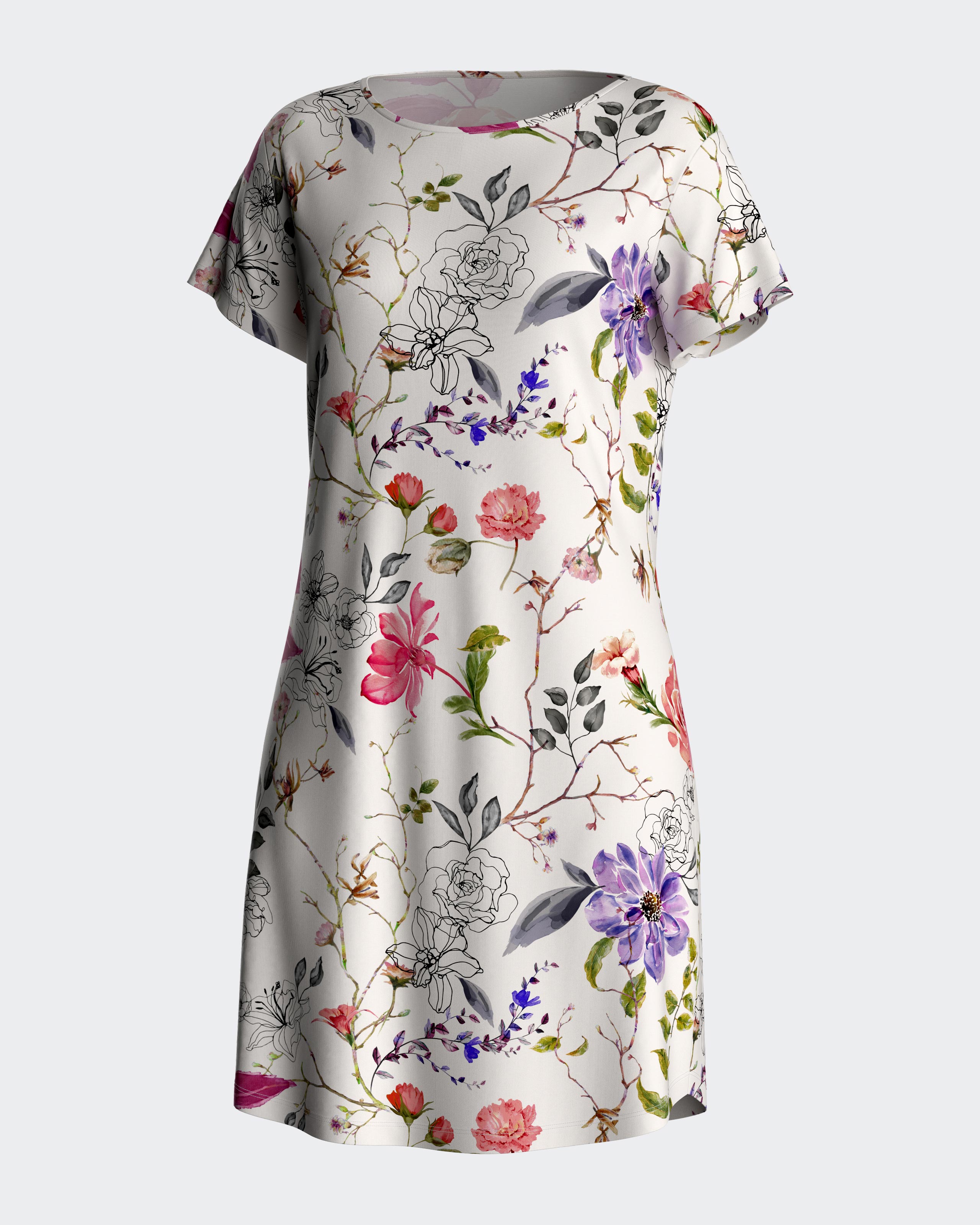 Camisón con estampado floral - Impetus - Multicolor Multicolor-3
