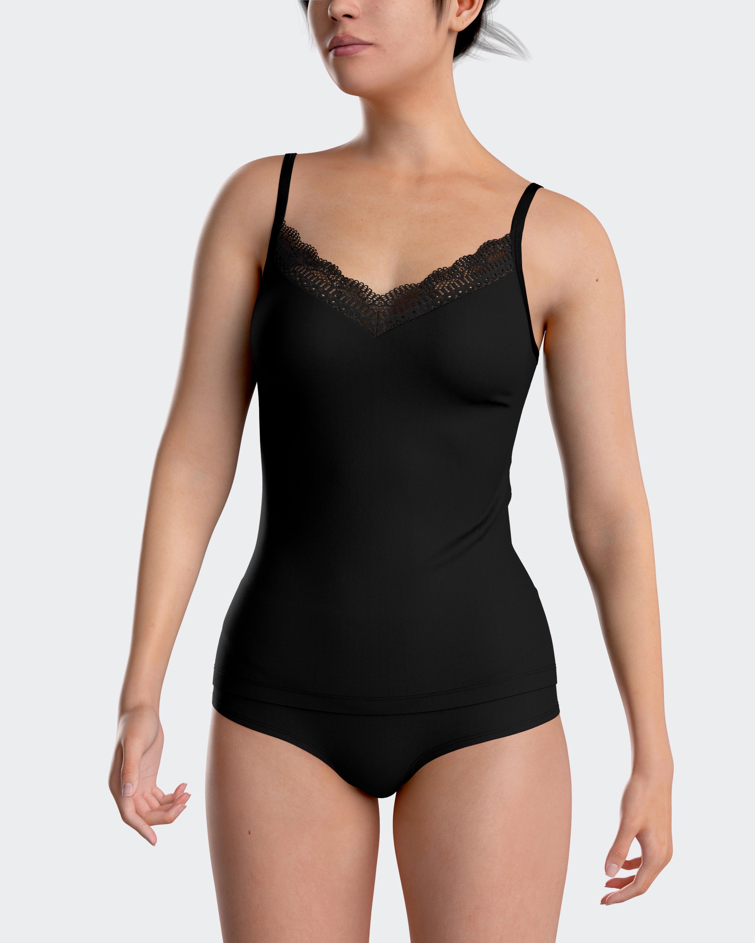 Top de tirantes en Lyocell - Impetus - Negro Negro-1