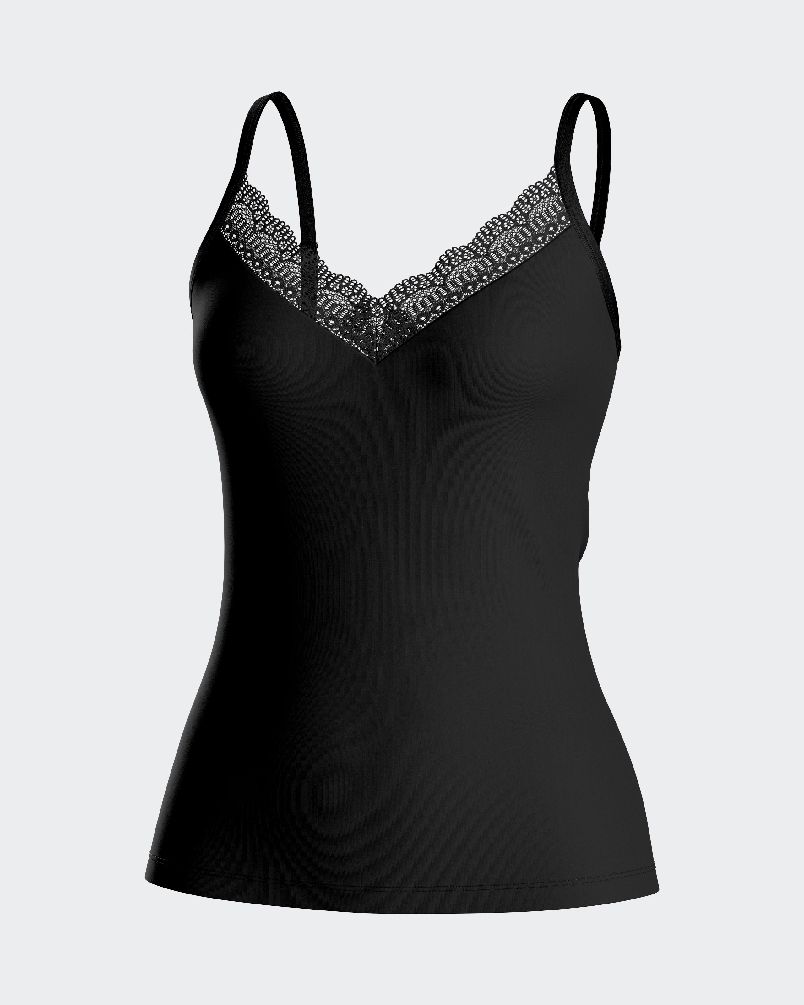Top de tirantes en Lyocell - Impetus - Negro Negro-3