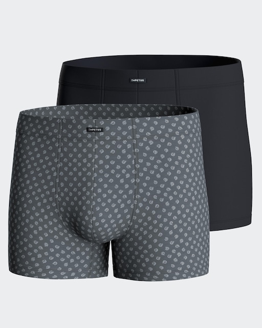 Imagen 0 de Pack de dos bóxers de punto de hombre en varios colores