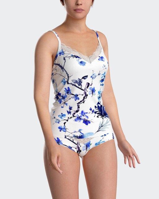 Imagen 0 de Top de tirantes en Modal con estampado floral