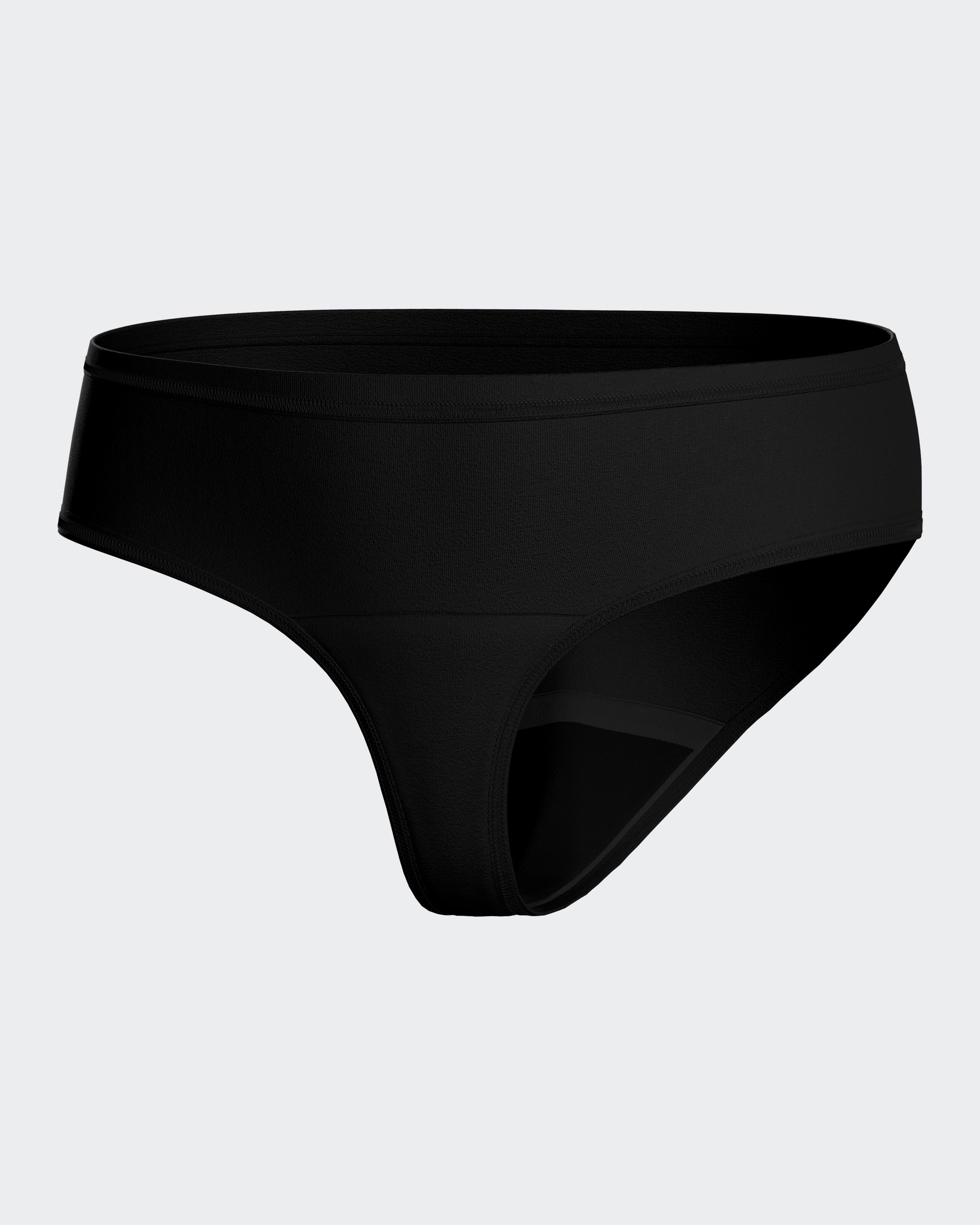 Braga menstrual de absorción alta - Impetus - Negro Negro-4