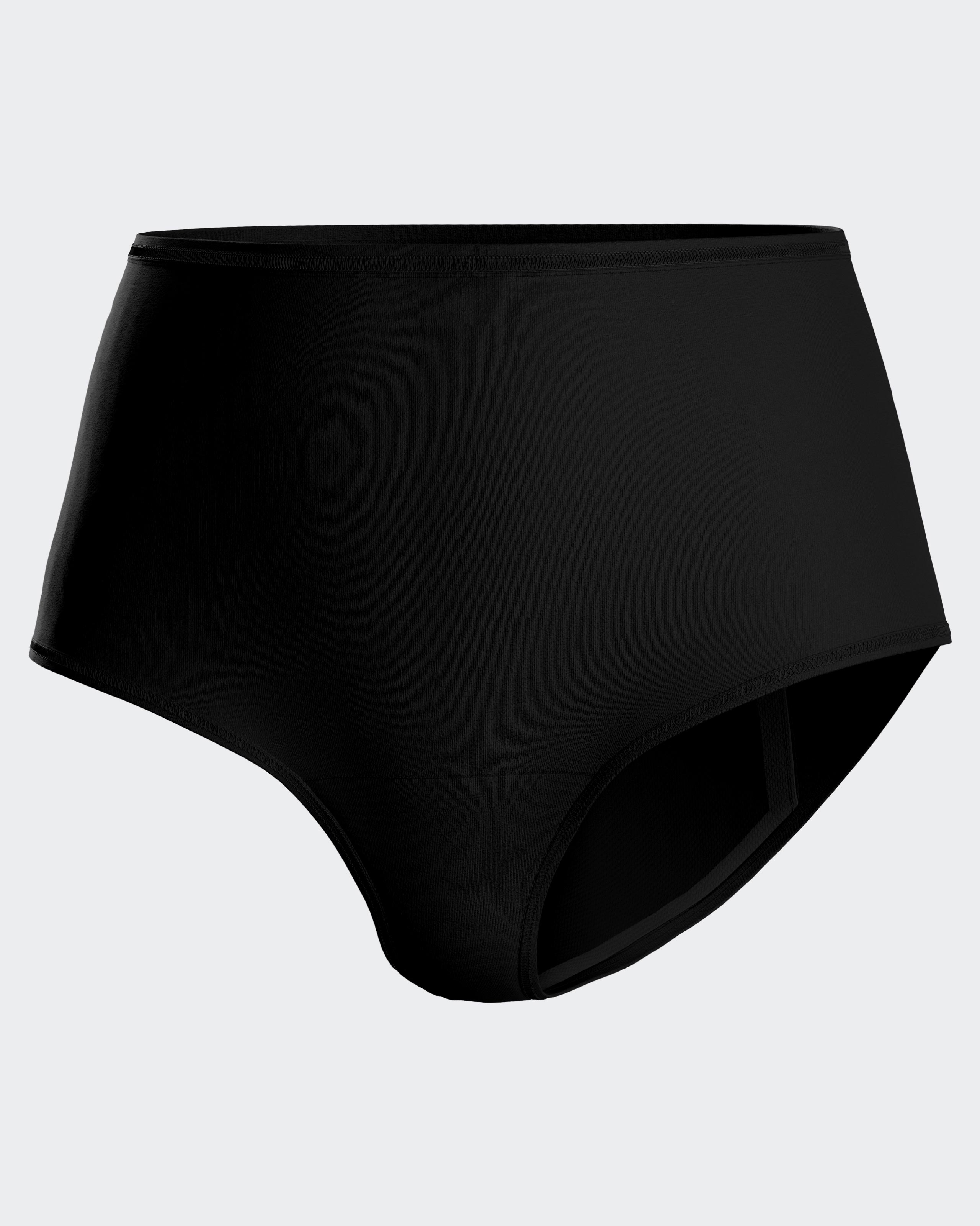 Braga alta menstrual máxima absorción para la noche - Impetus - Negro Negro-3