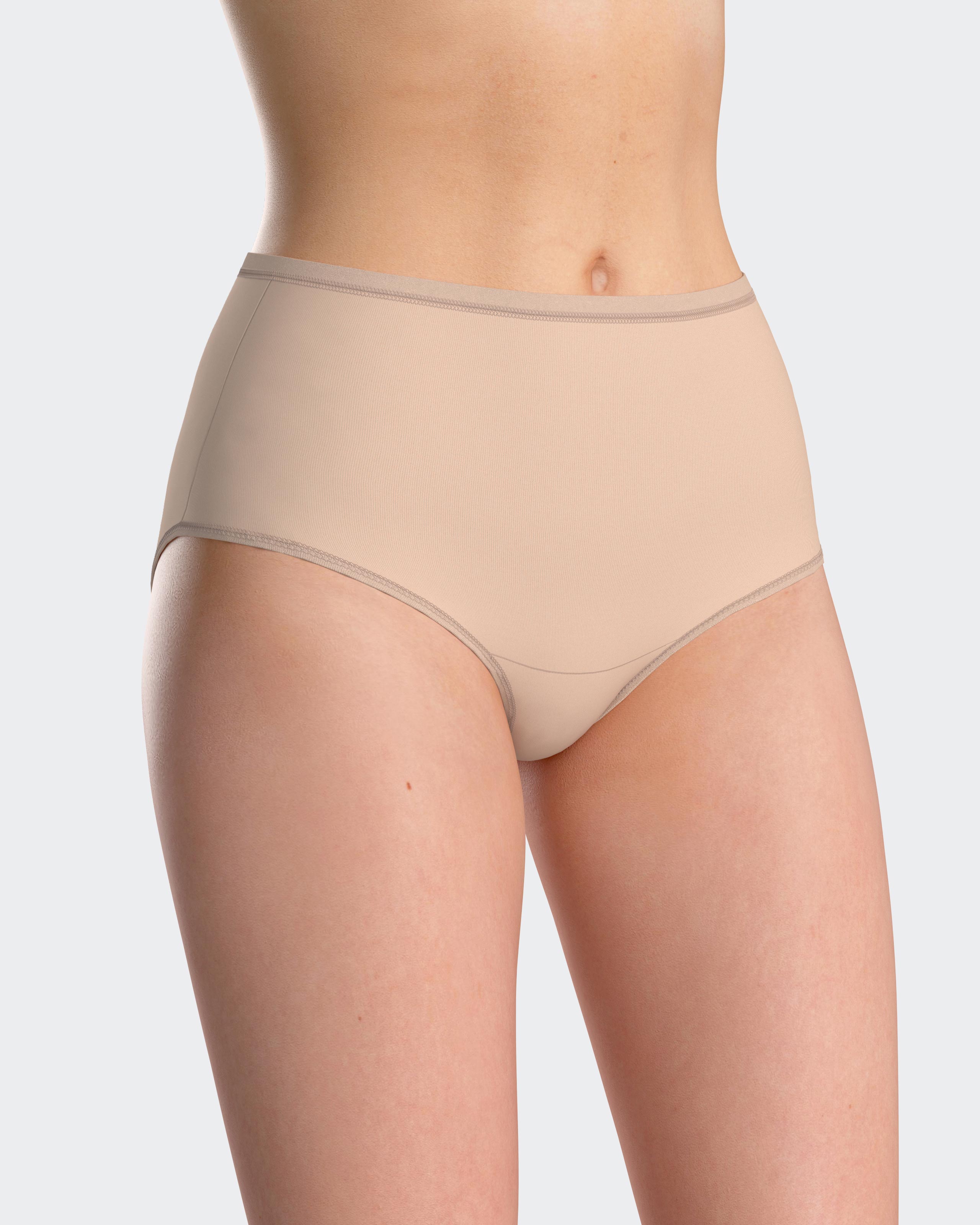 Braga Alta flujos diários reemplazan salvaslips - Impetus - Beige Beige-1