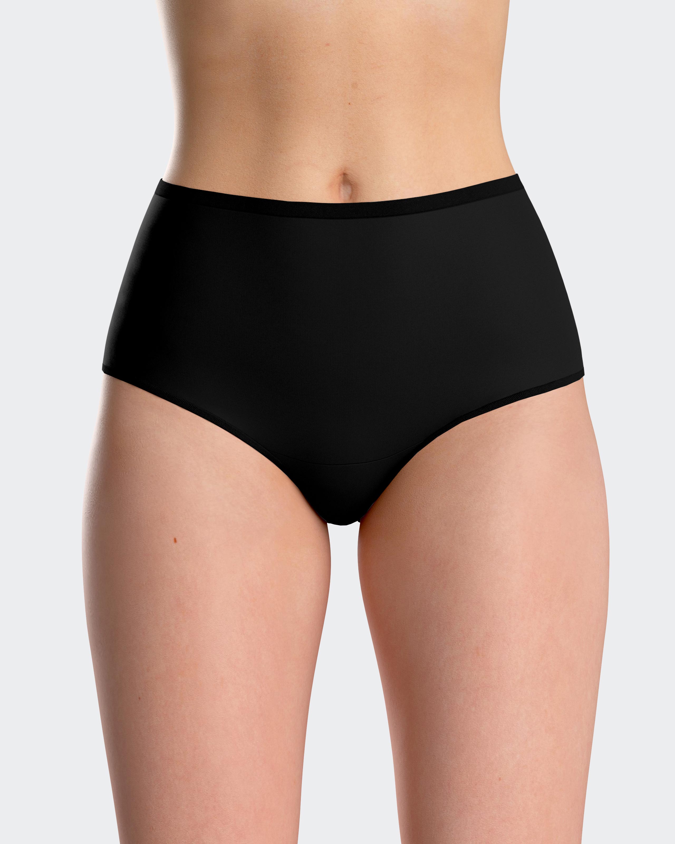 Braga Alta flujos diários reemplazan salvaslips - Impetus - Negro Negro-1