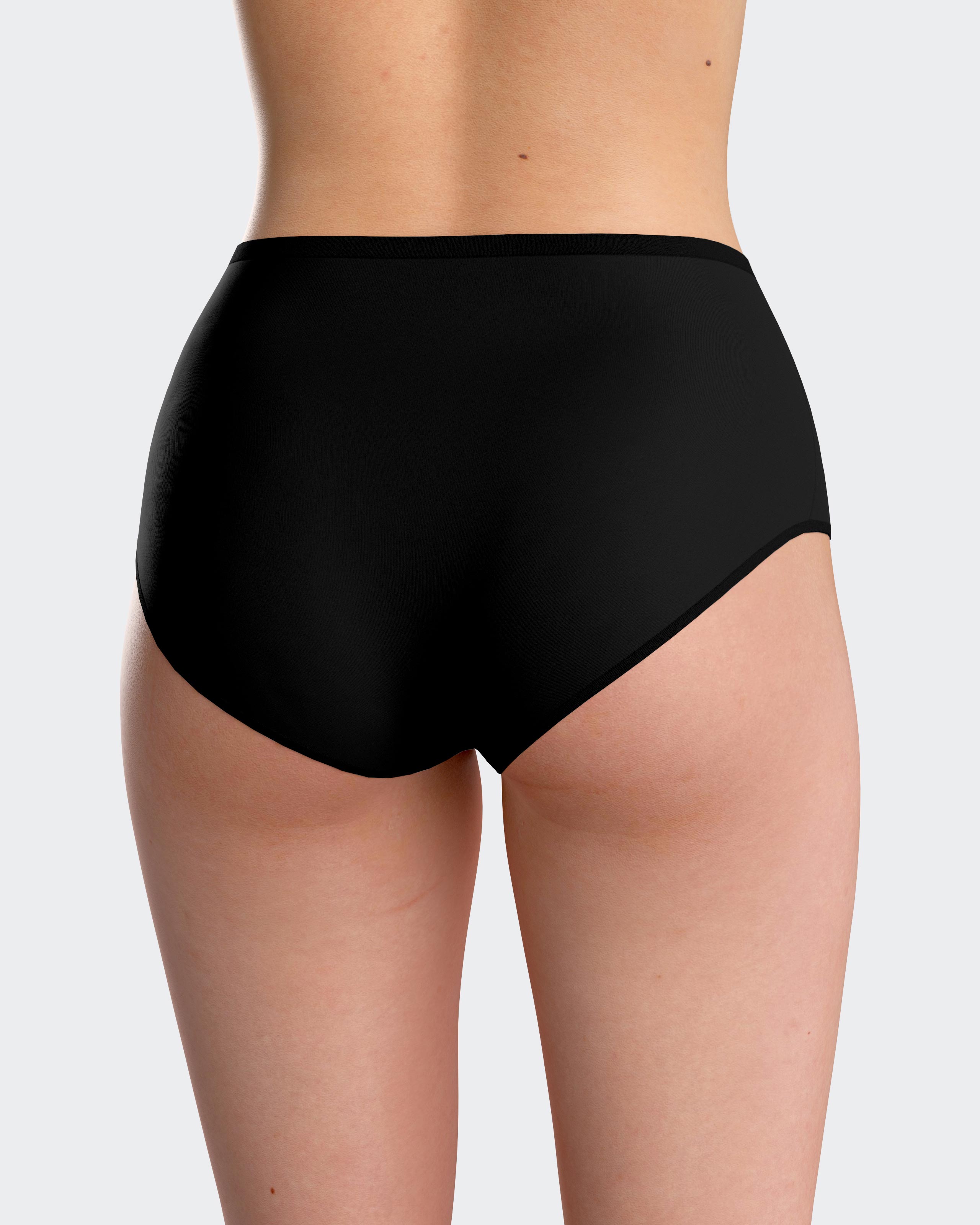 Braga Alta flujos diários reemplazan salvaslips - Impetus - Negro Negro-2