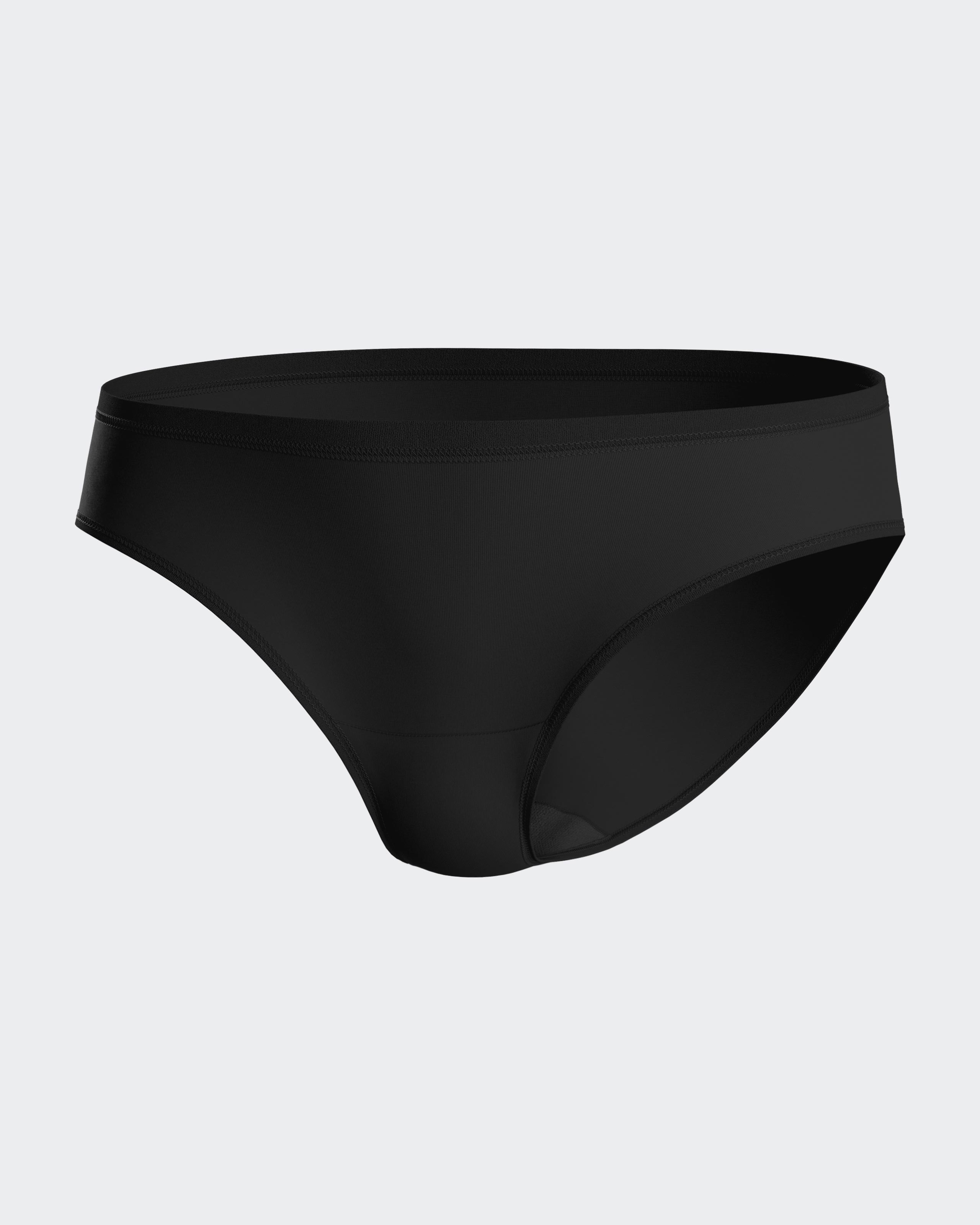Braga clásica flujos diários reemplazan salvaslips - Impetus - Negro Negro-3