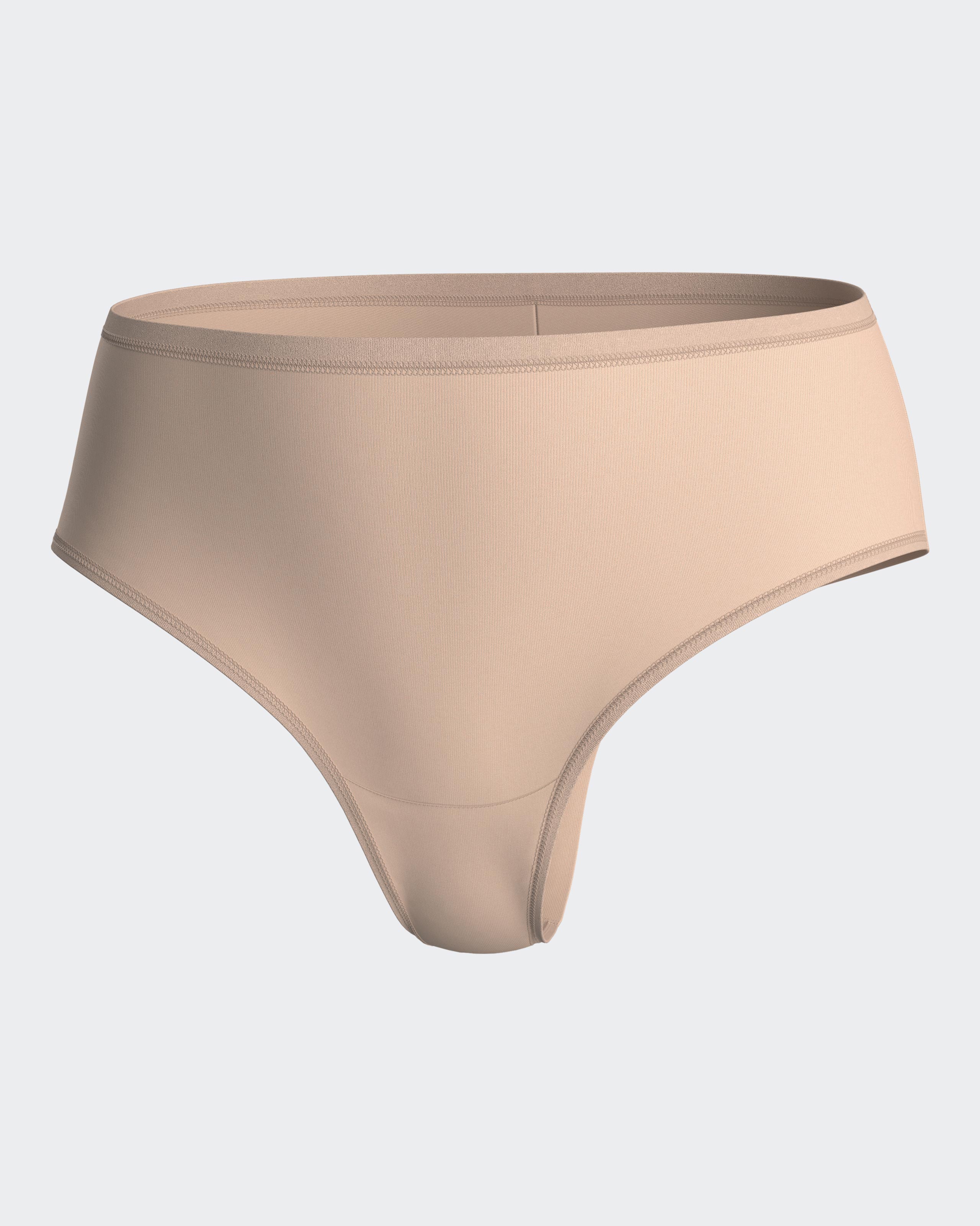 Tanga flujos diários reemplazan salvaslips - Impetus - Beige Beige-4