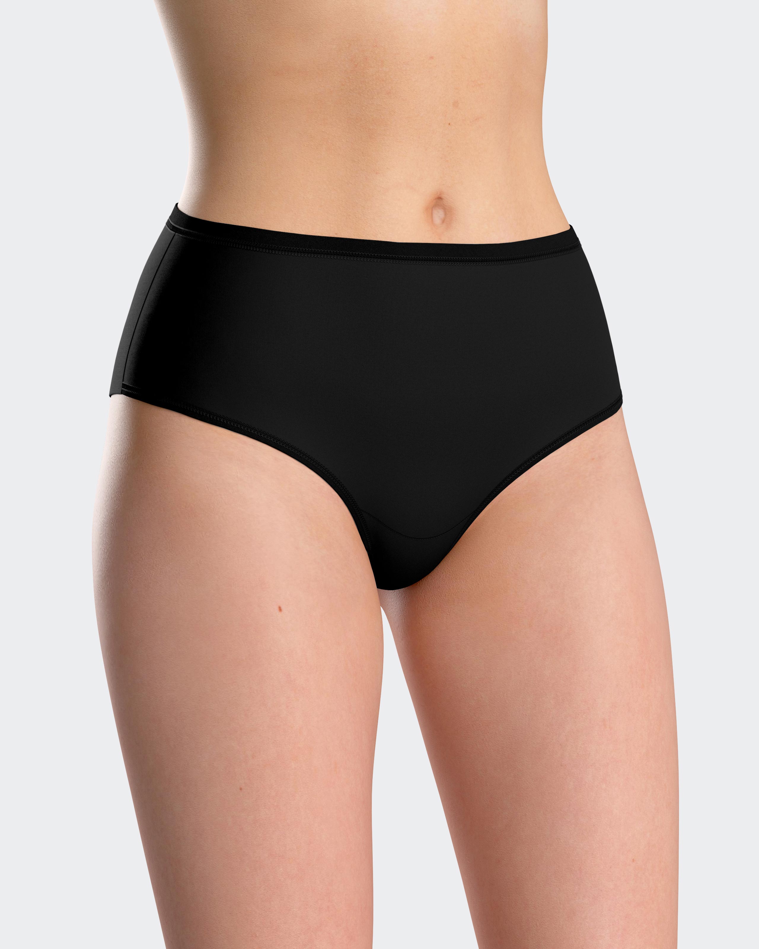 Tanga flujos diários reemplazan salvaslips - Impetus - Negro Negro-1