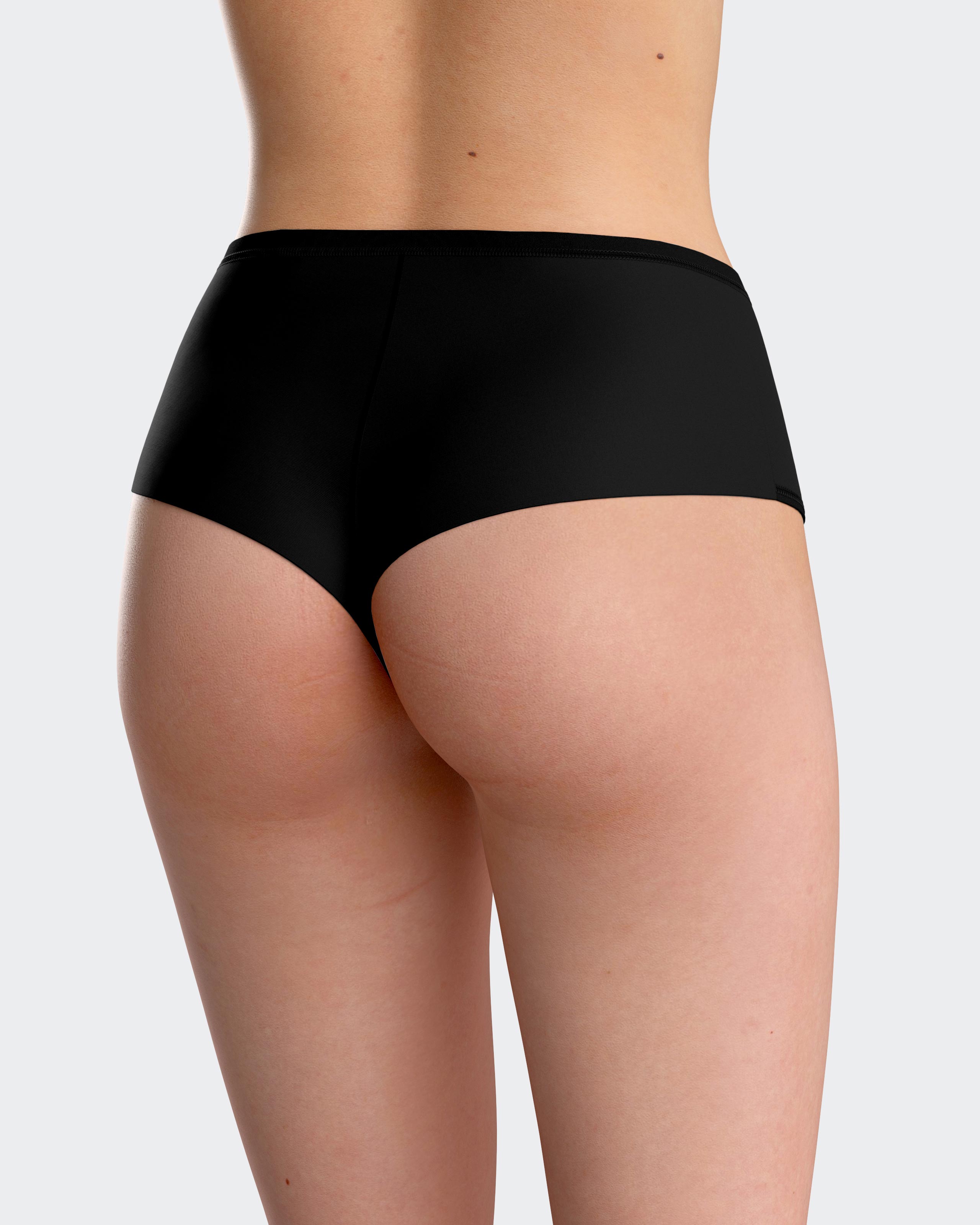 Tanga flujos diários reemplazan salvaslips - Impetus - Negro Negro-2