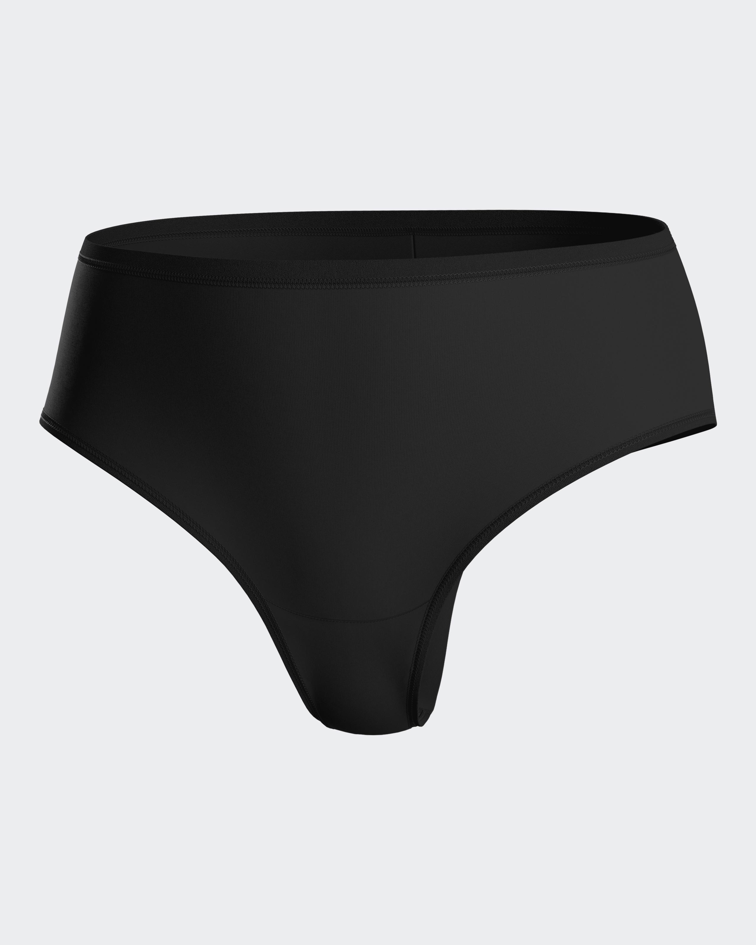 Tanga flujos diários reemplazan salvaslips - Impetus - Negro Negro-3