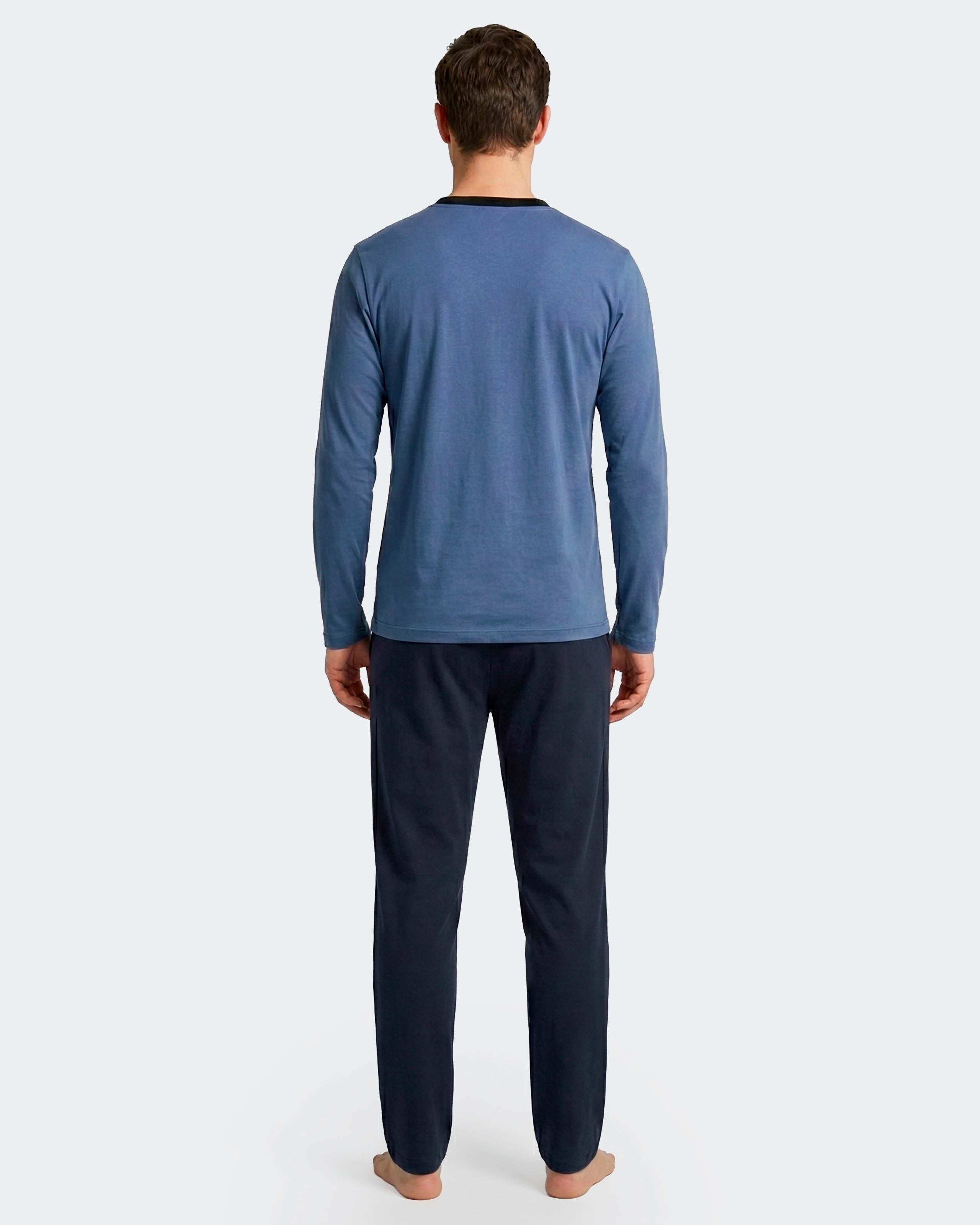 Imagen 3 de Pijama de hombre de algodón. - Impetus - Azul royal Azul royal
