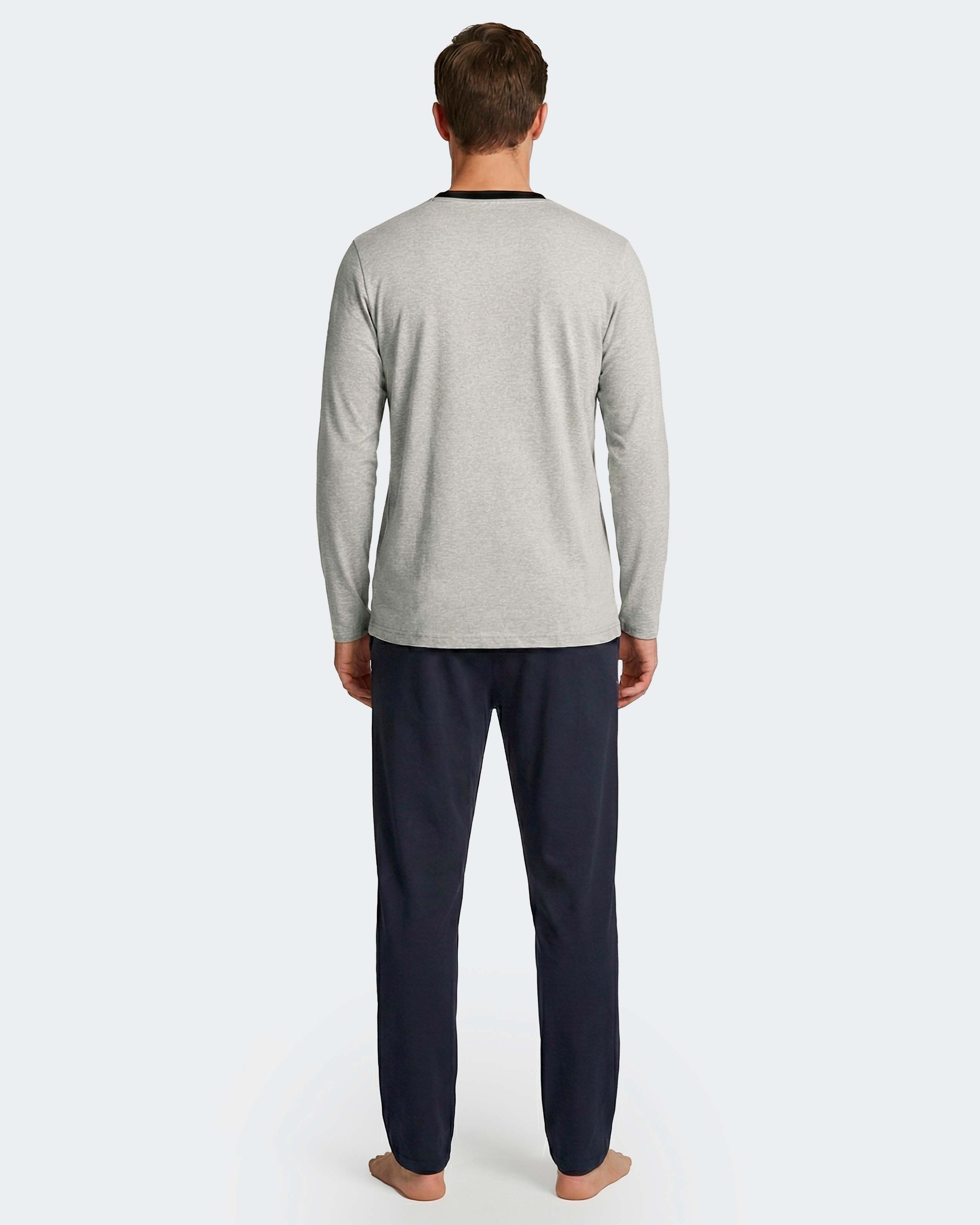 Imagen 3 de Pijama de hombre de algodón. - Impetus - Gris claro Gris claro