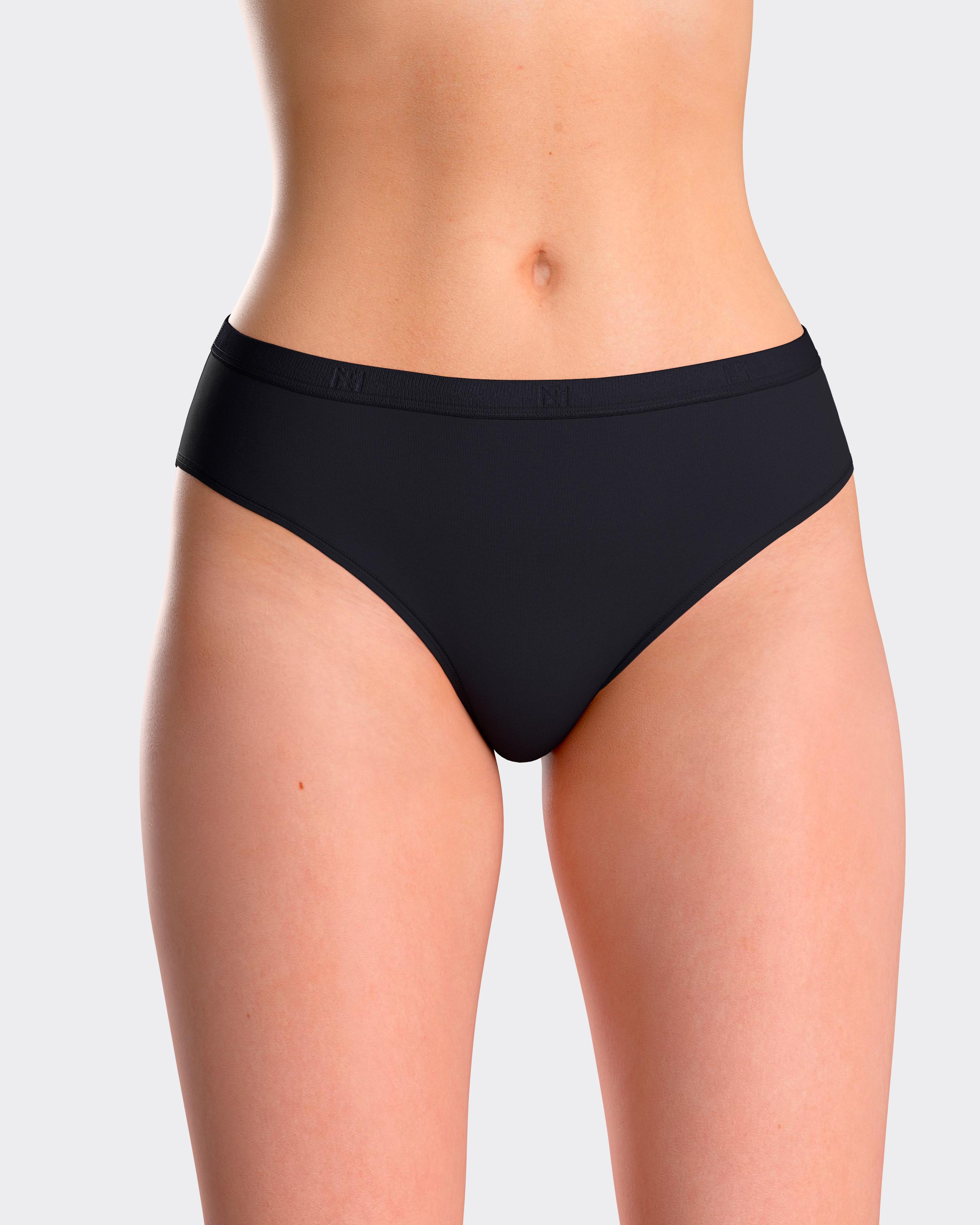 Tanga lisa con cinturilla elástica - Impetus - Azul marino Azul marino-1