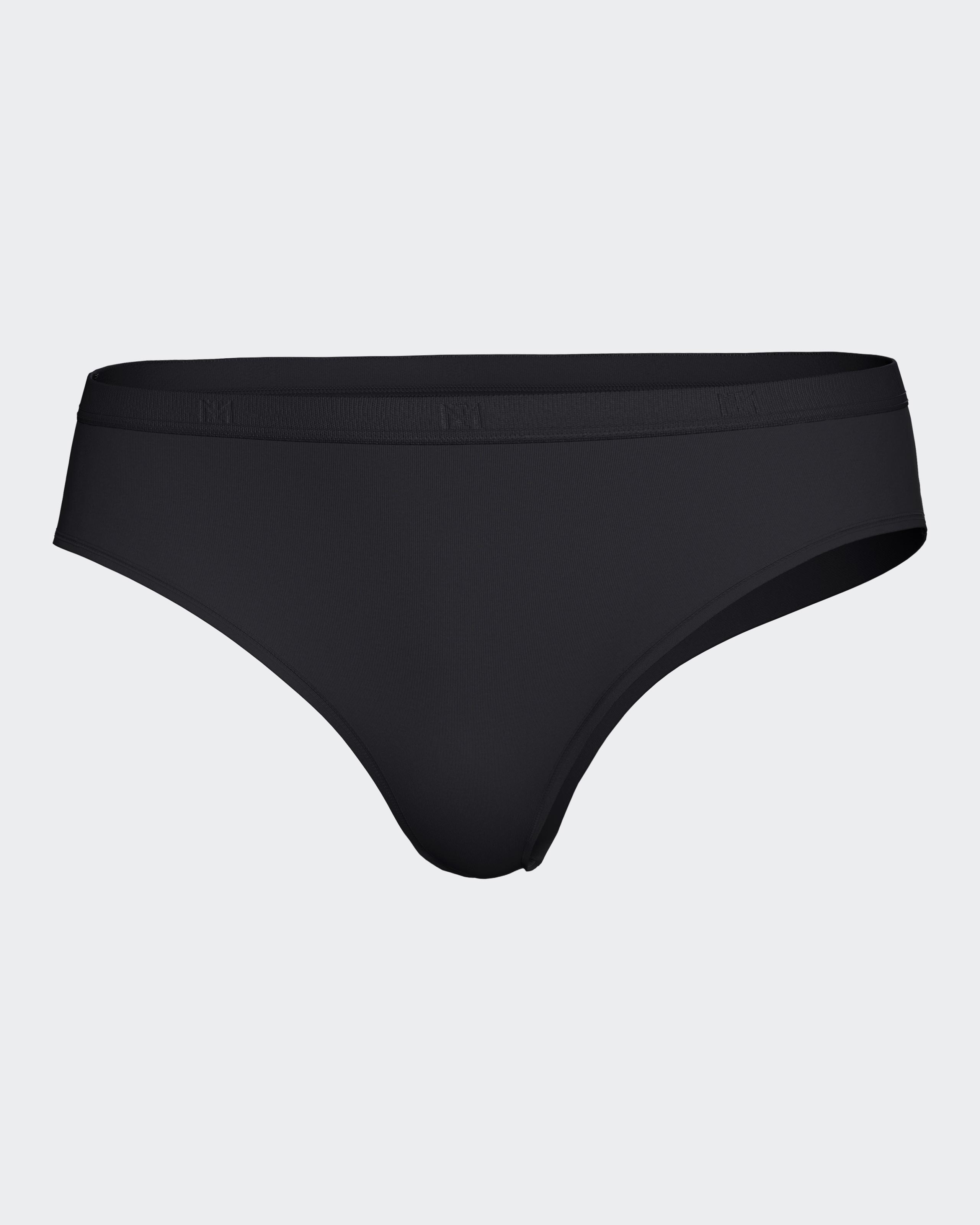 Tanga lisa con cinturilla elástica - Impetus - Azul marino Azul marino-3