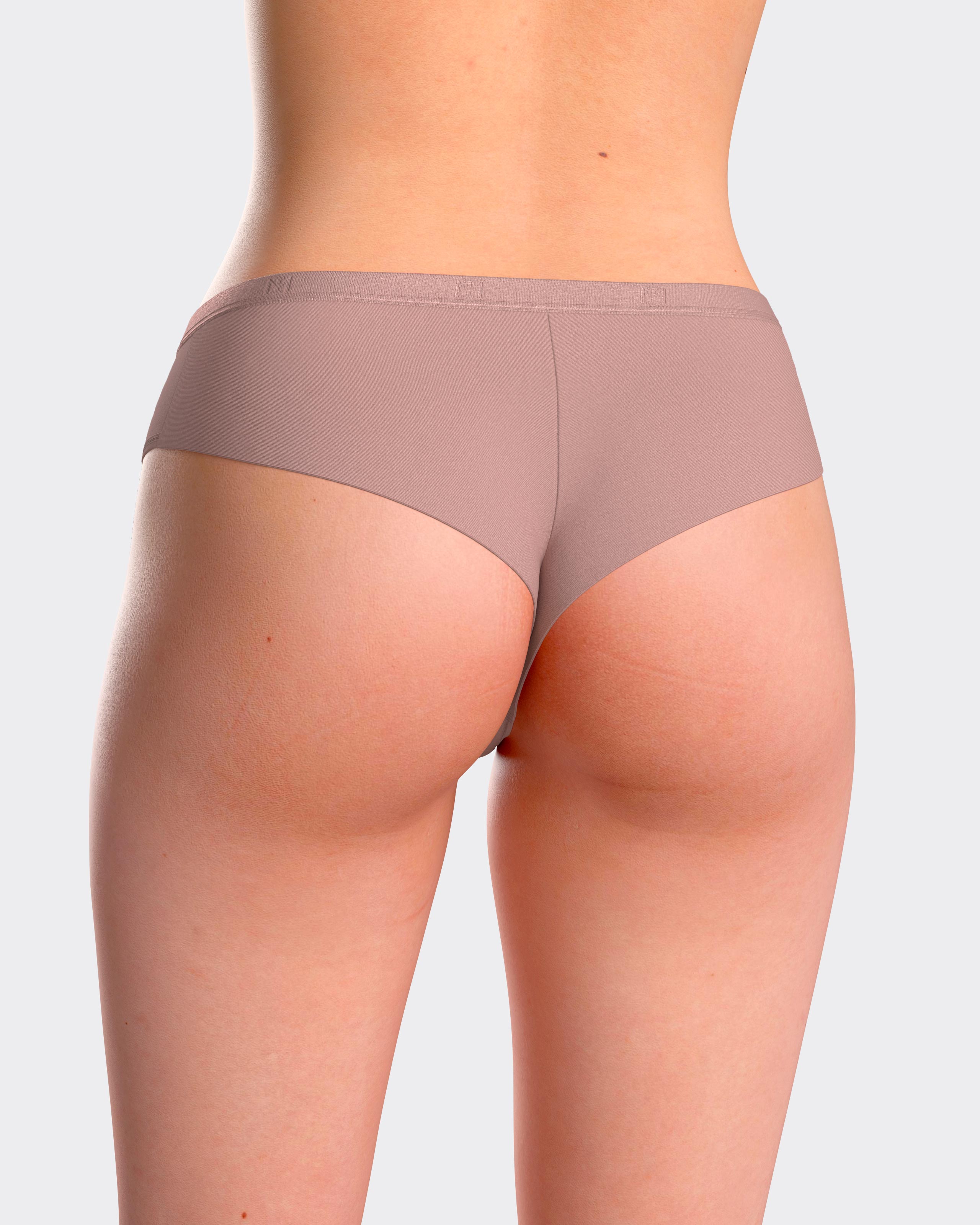 Tanga lisa con cinturilla elástica - Impetus - Rosa Rosa-2