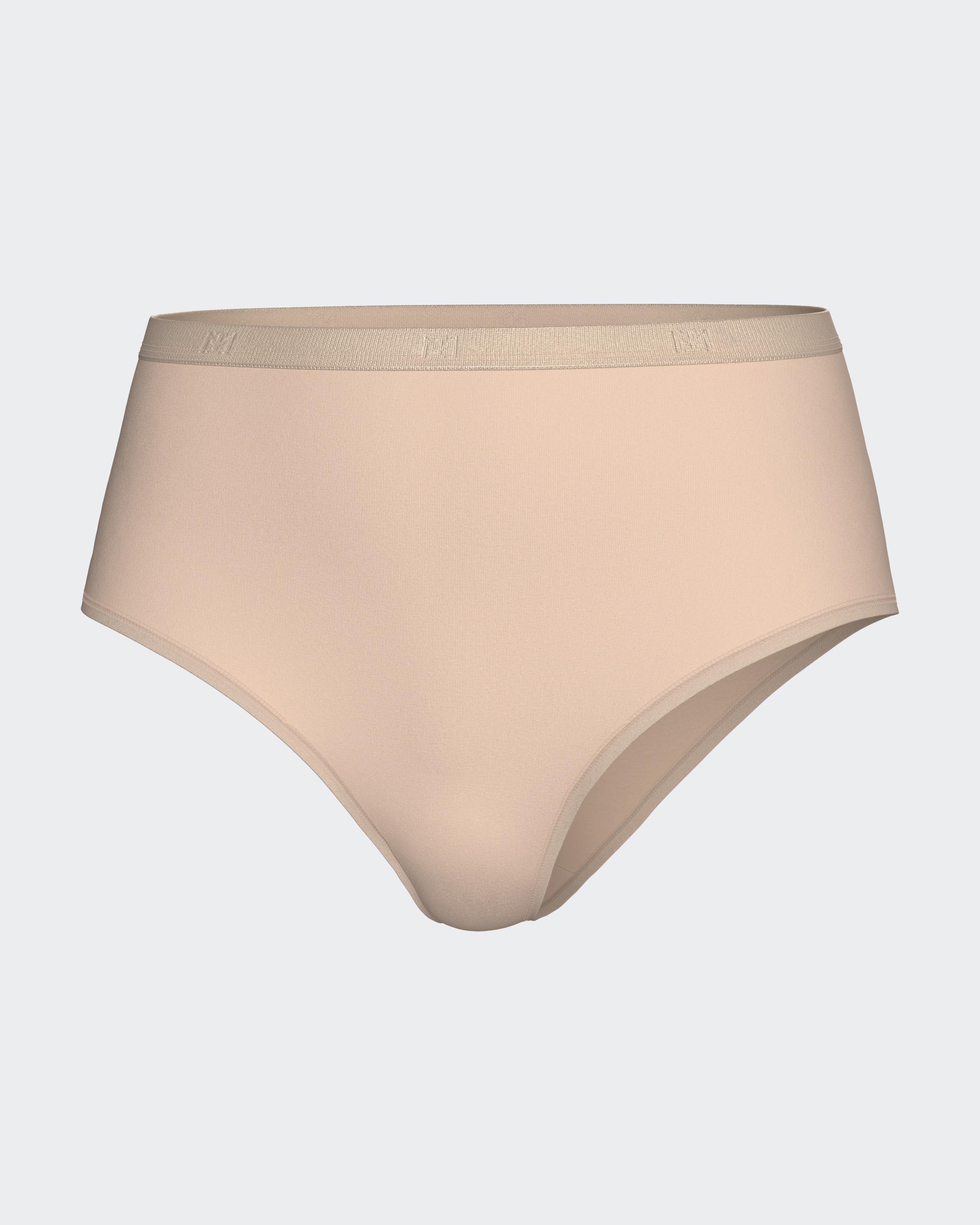 Braga alta lisa con cinturilla elástica - Impetus - Beige Beige-3