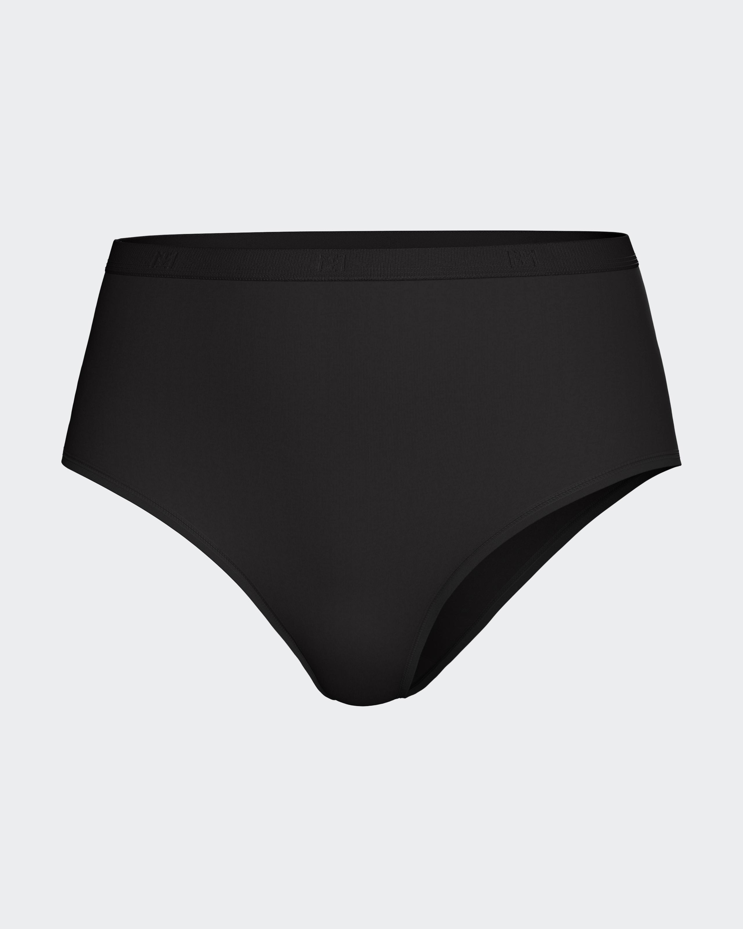 Braga alta lisa con cinturilla elástica - Impetus - Negro Negro-3