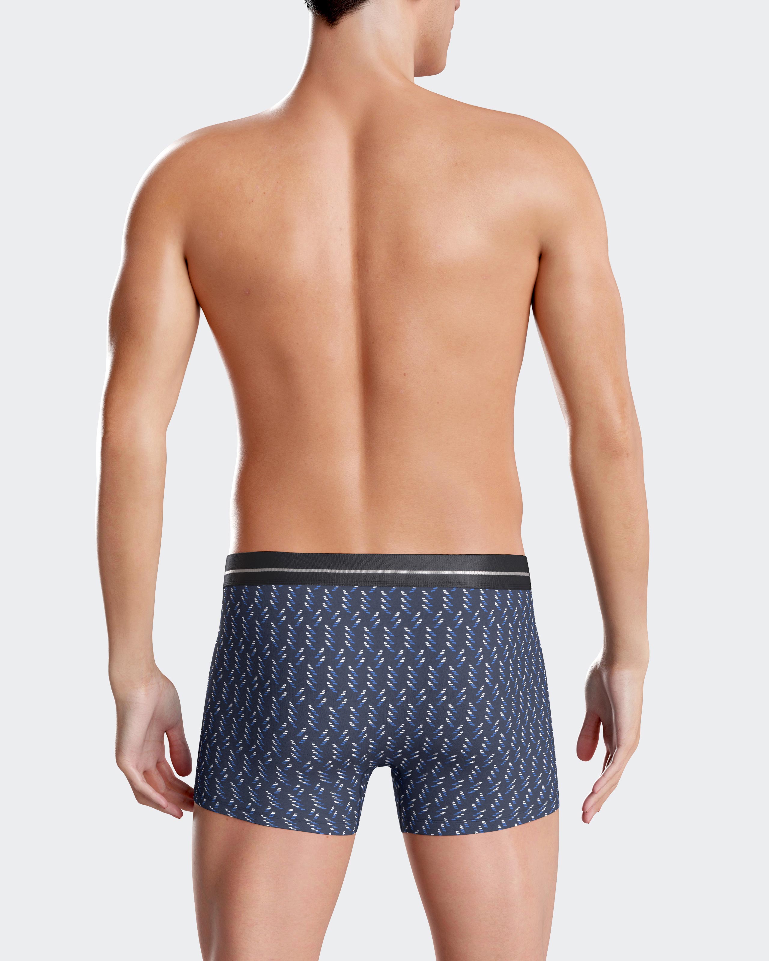 Pack de dos boxers de punto de hombre en vários colores - Impetus - Azul Azul-3