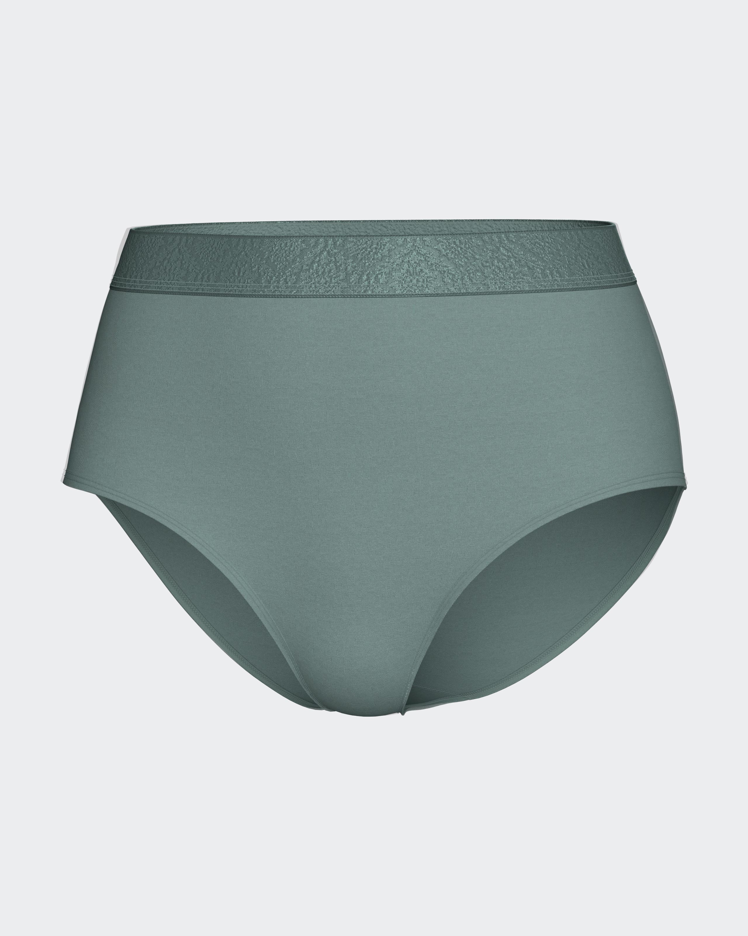 Braga alta lisa con cintura elástica - Impetus - Verde Verde-3