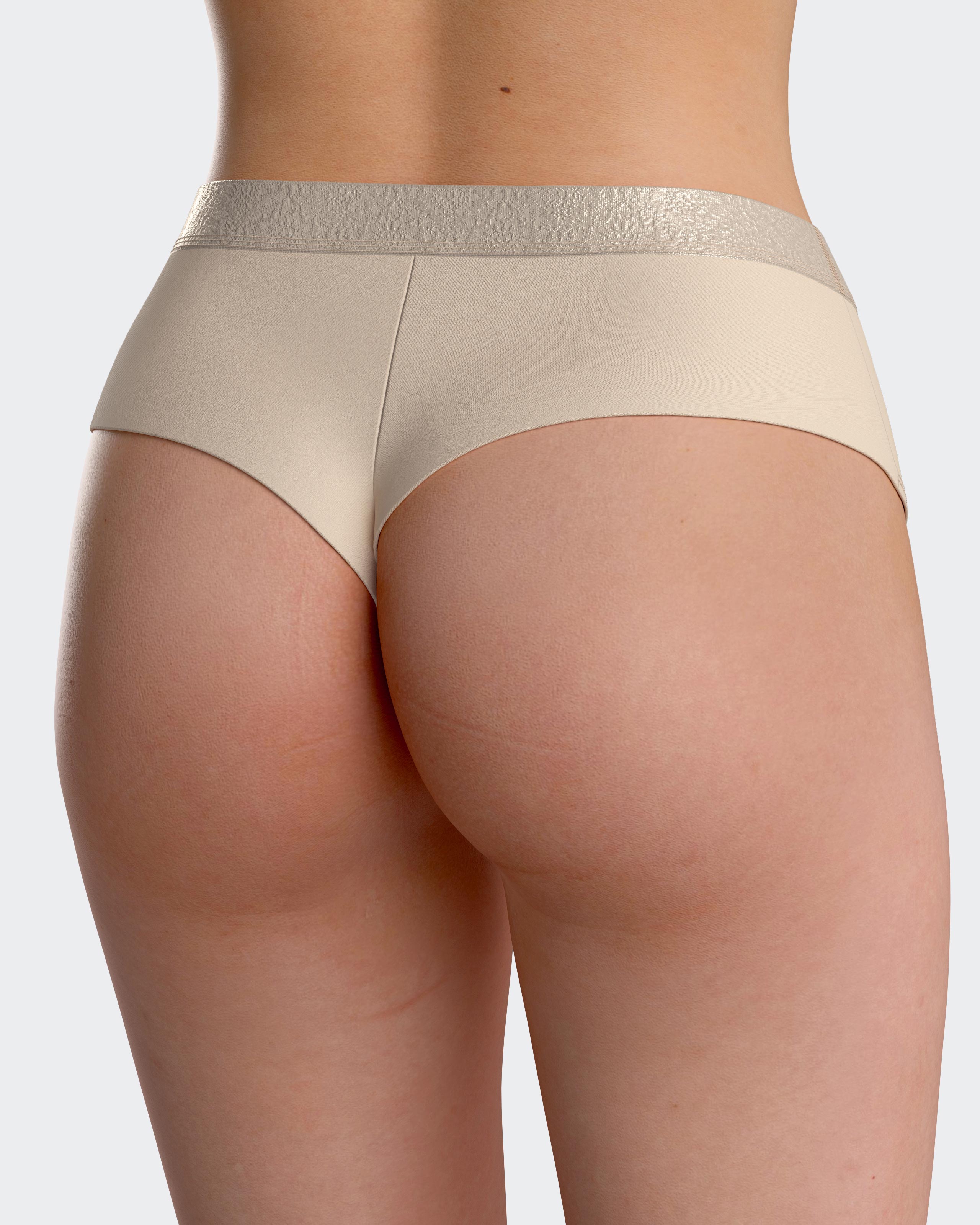 Tanga lisa con cintura elástica - Impetus - Blanco Blanco-2