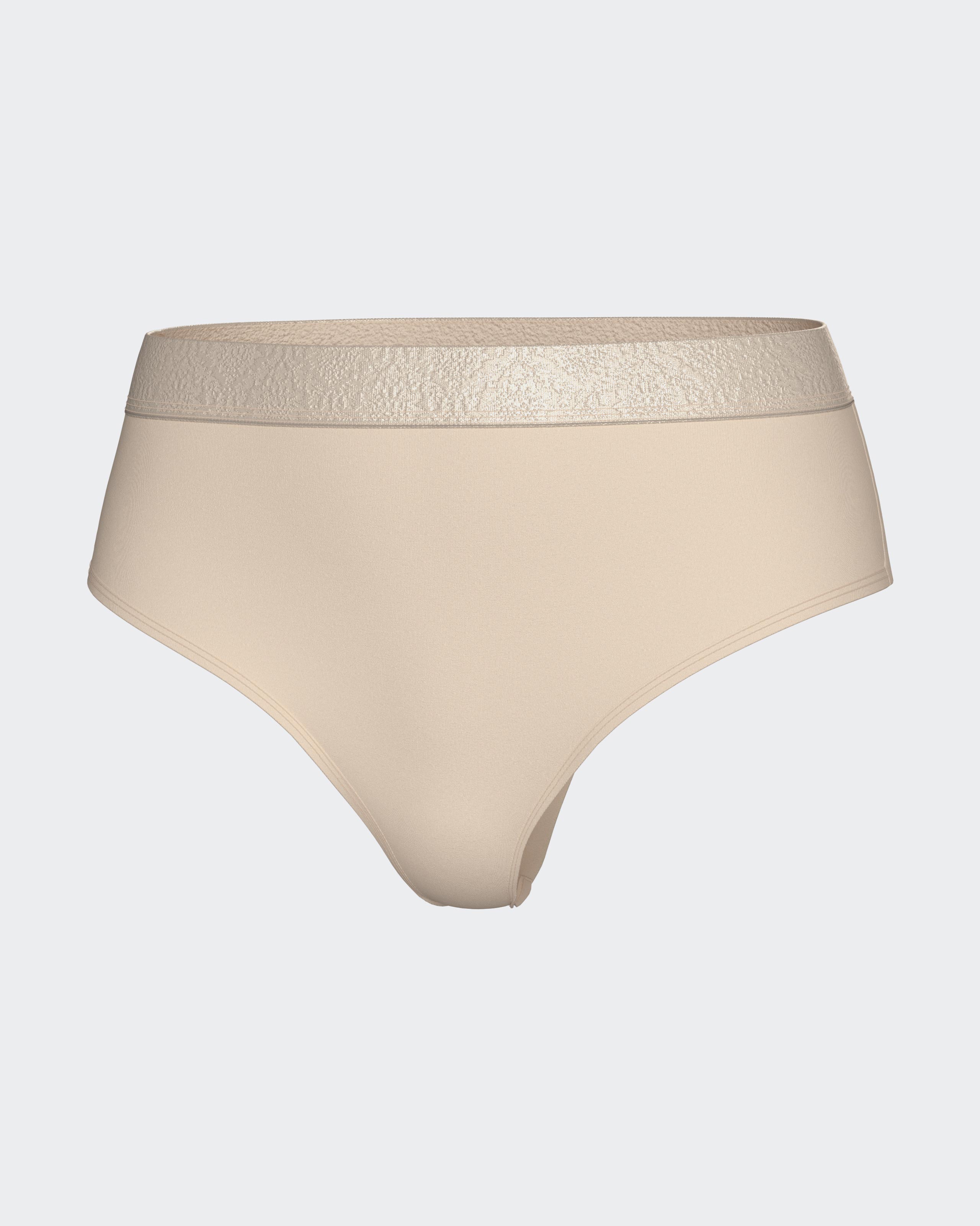 Tanga lisa con cintura elástica - Impetus - Blanco Blanco-3