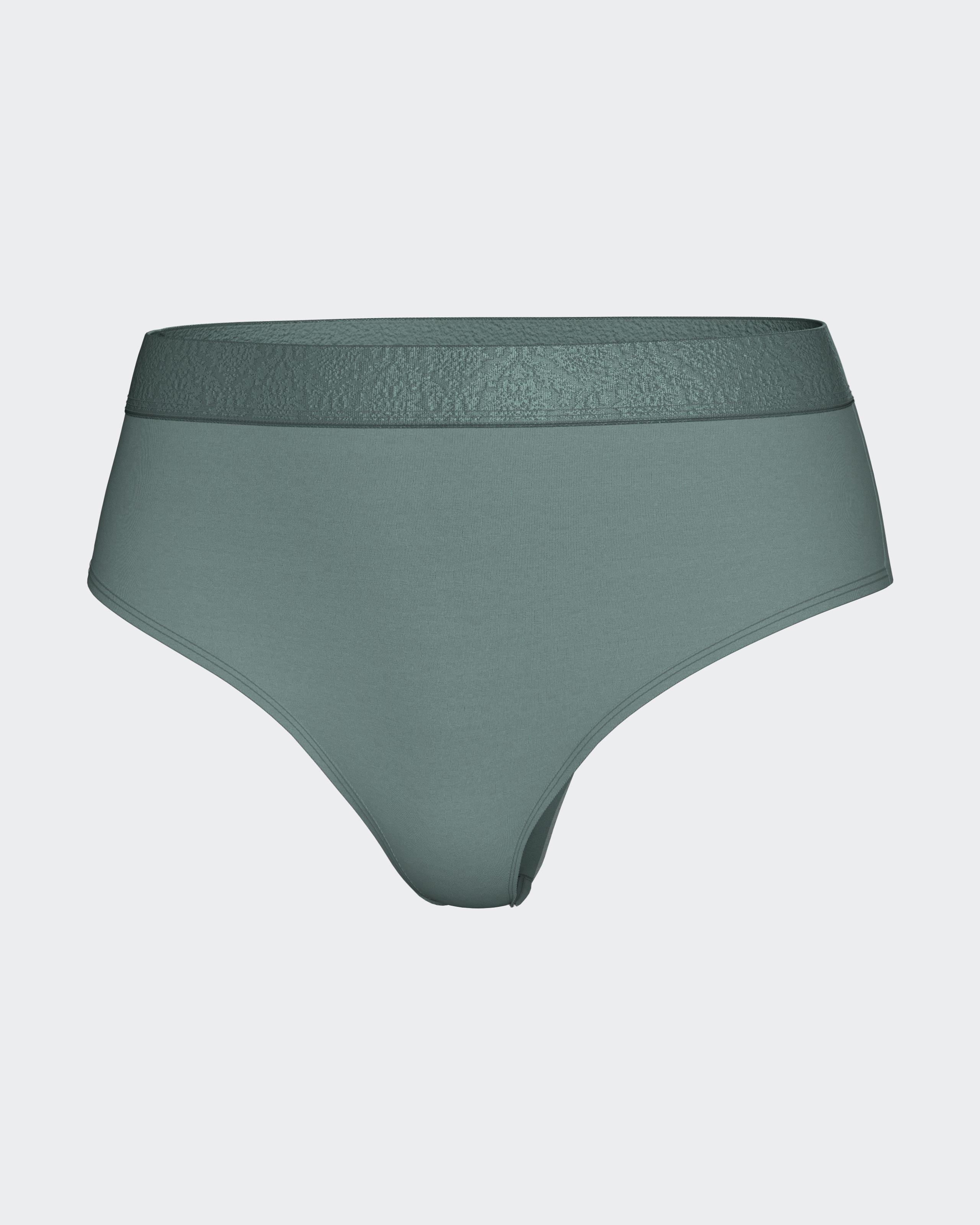Tanga lisa con cintura elástica - Impetus - Verde Verde-3