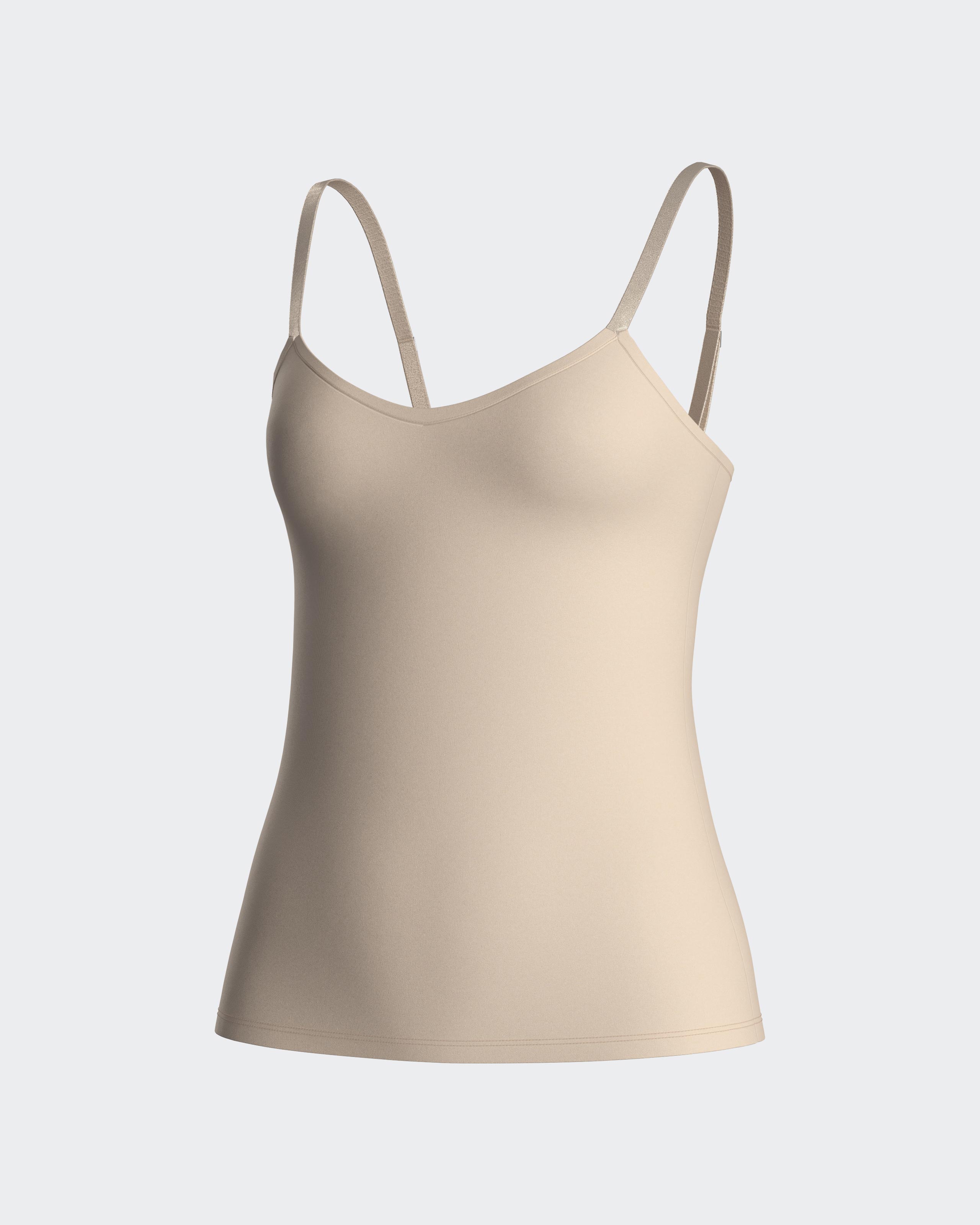 Camiseta interior de mujer de tirantes en modal - Impetus - Blanco Blanco-3