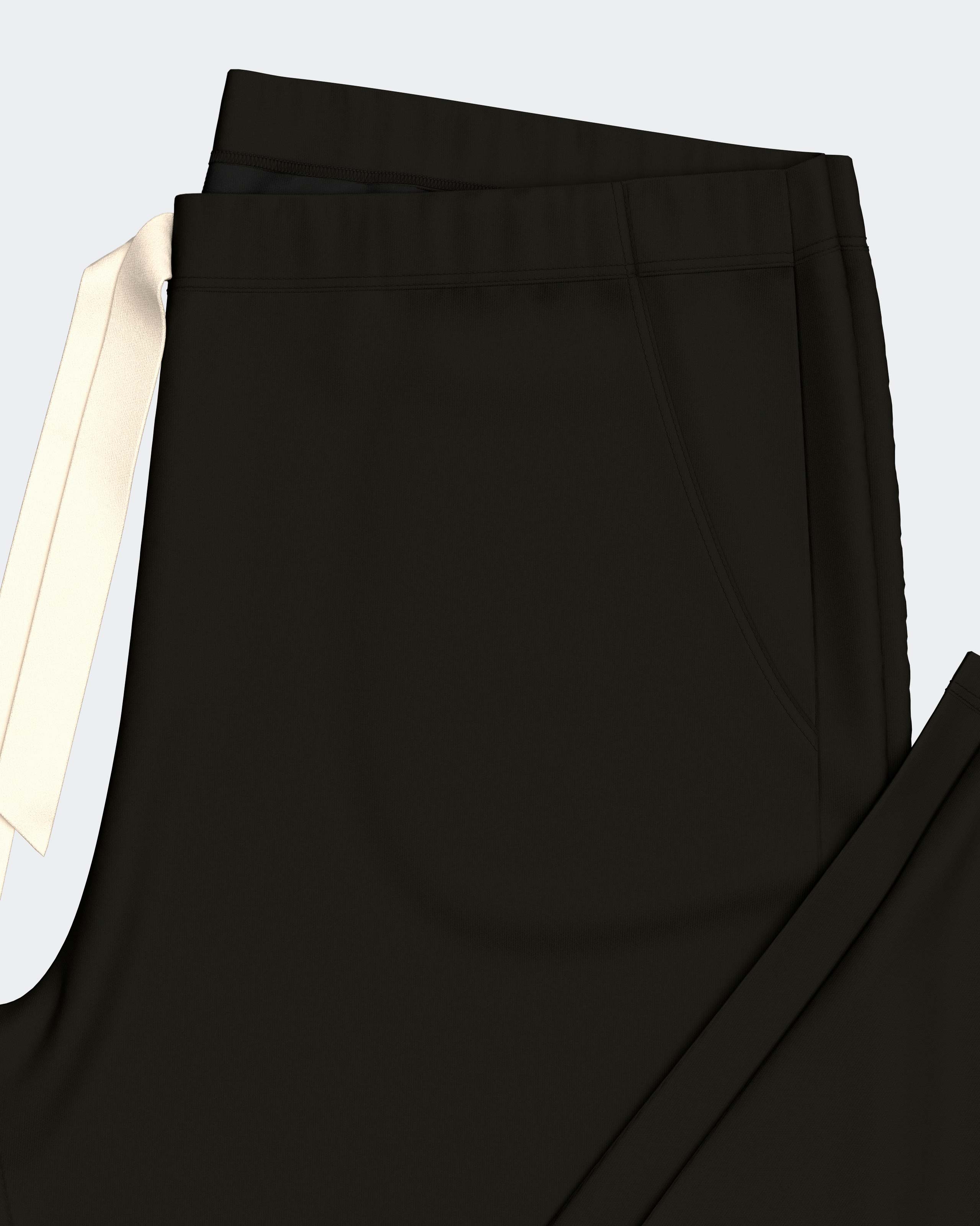 Pijama comprido de mujer en modal - Impetus - Negro Negro-6
