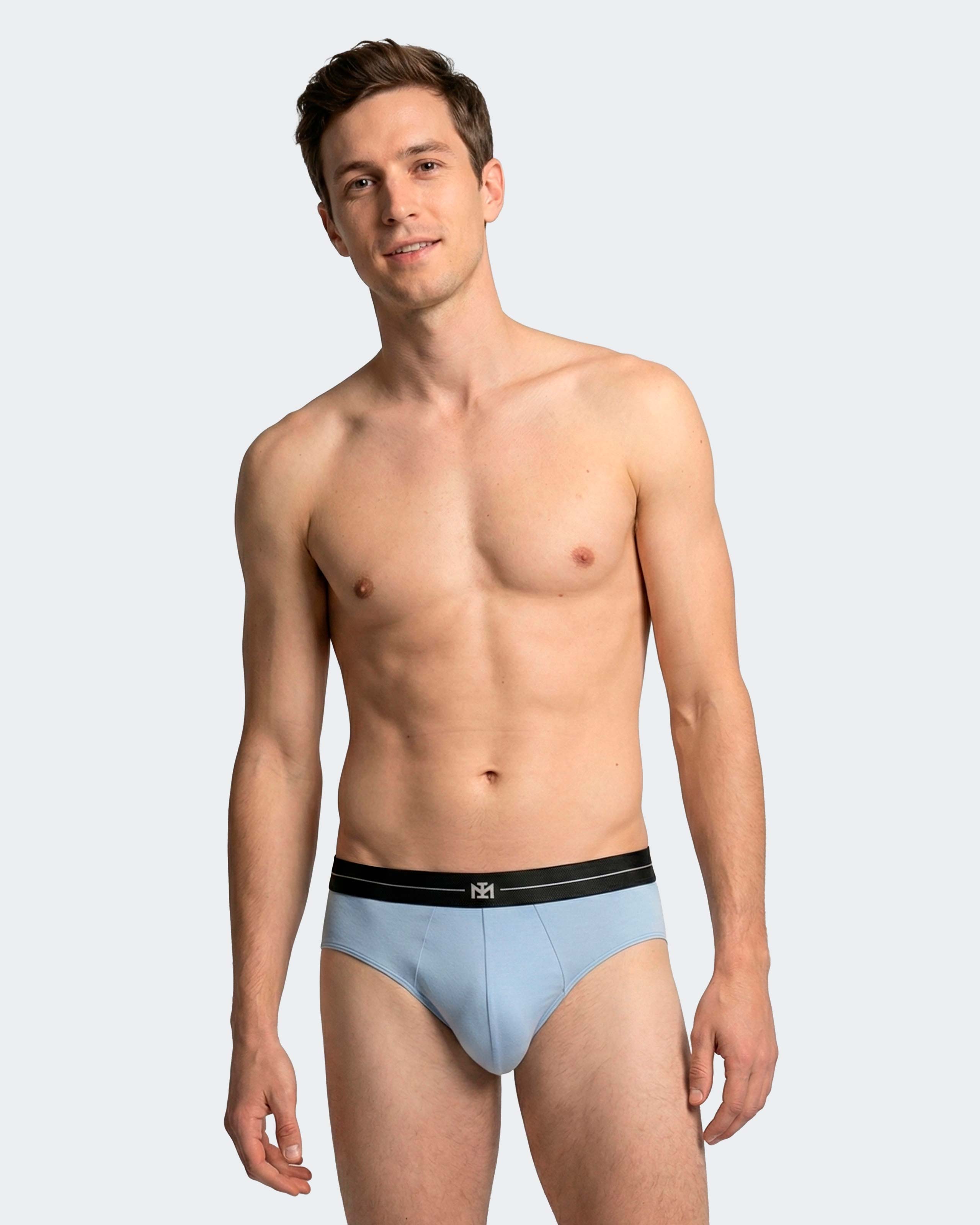 Imagen 2 de Slip de hombre en lyocell - Impetus - Azul claro Azul claro