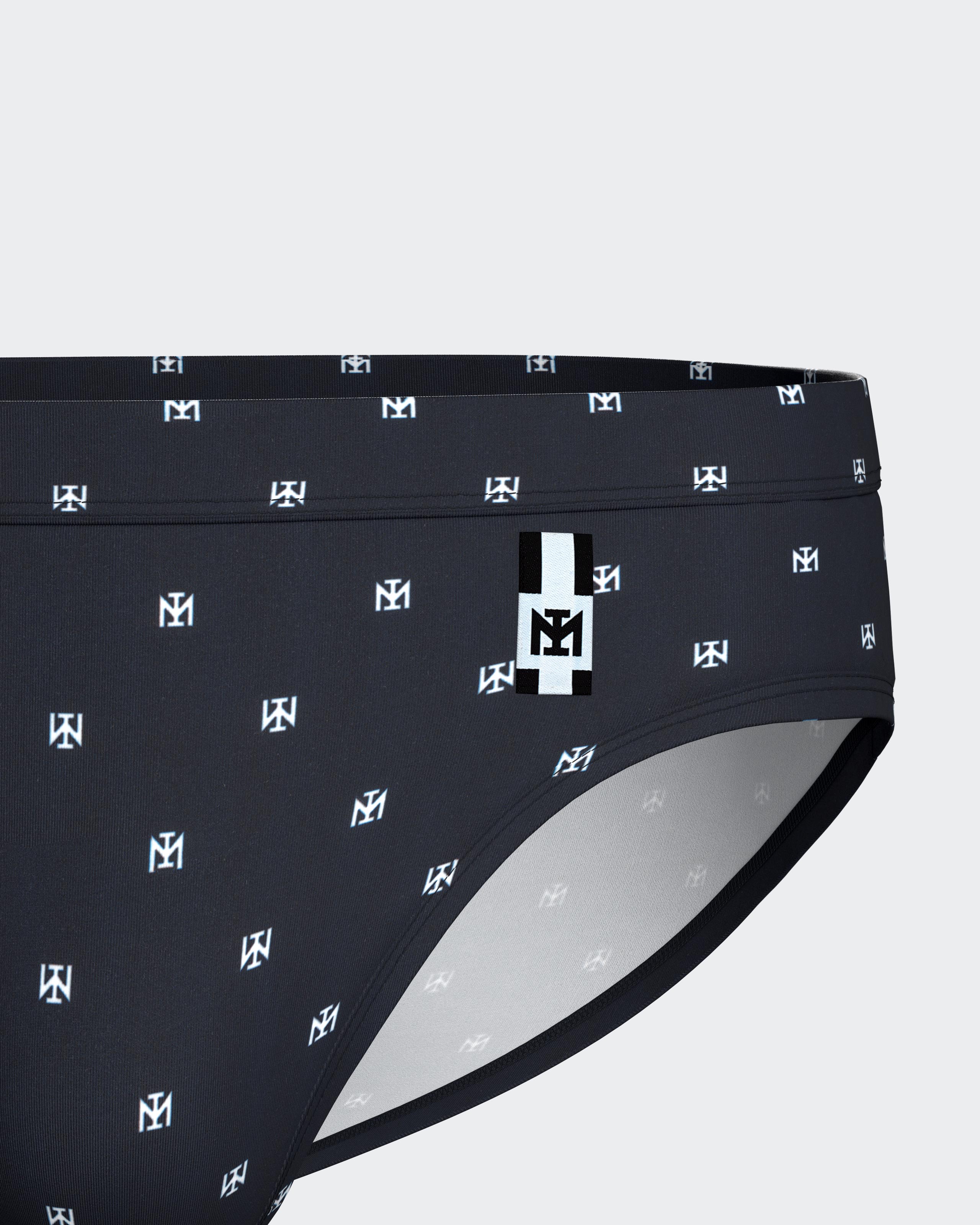 Imagen 2 de Slip de baño con micromotivo - Impetus - Azul marino Azul marino