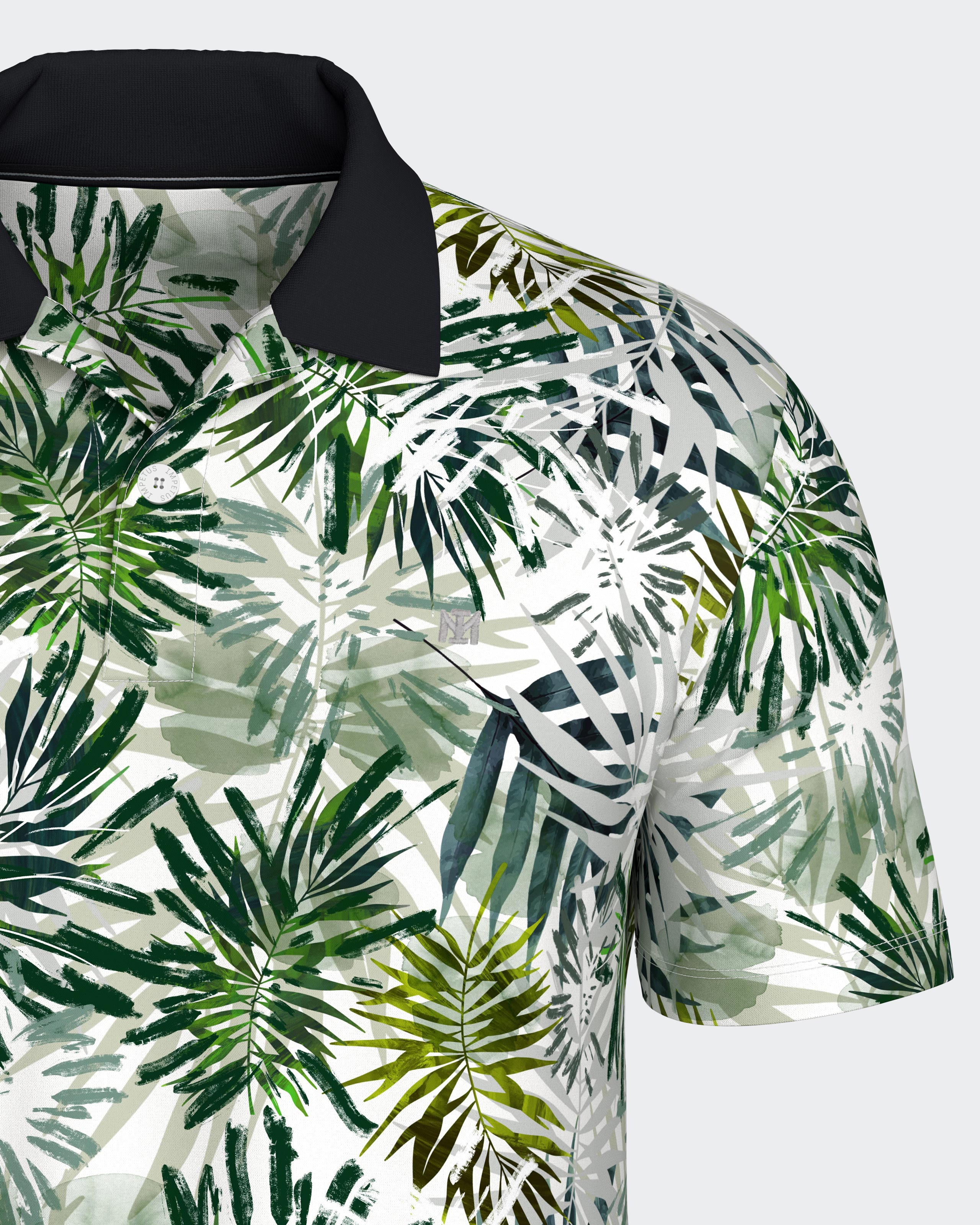 Imagen 2 de Polo estampado tropical - Impetus - Verde Verde