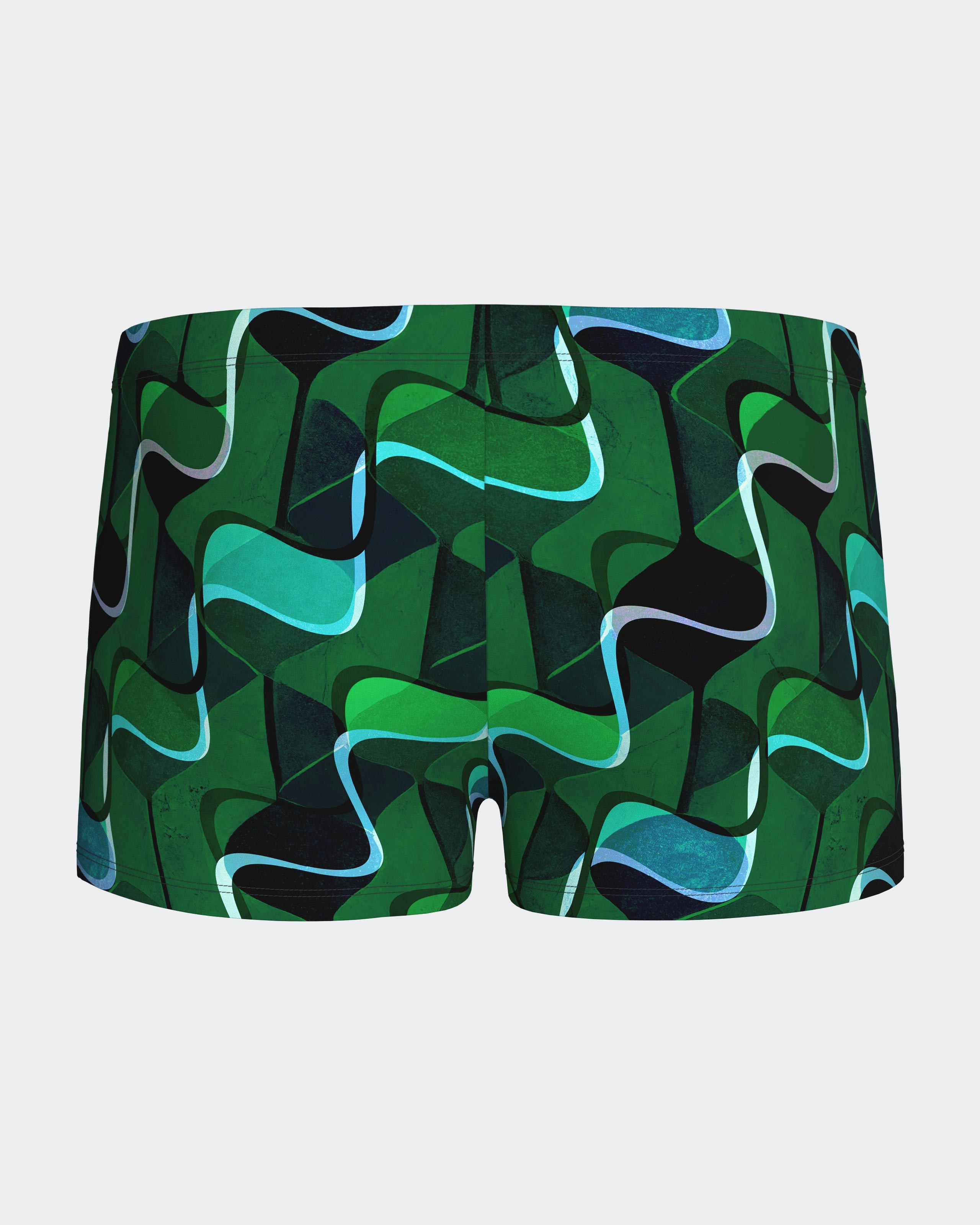 Boxer de baño estampado - Impetus - Verde Verde-3