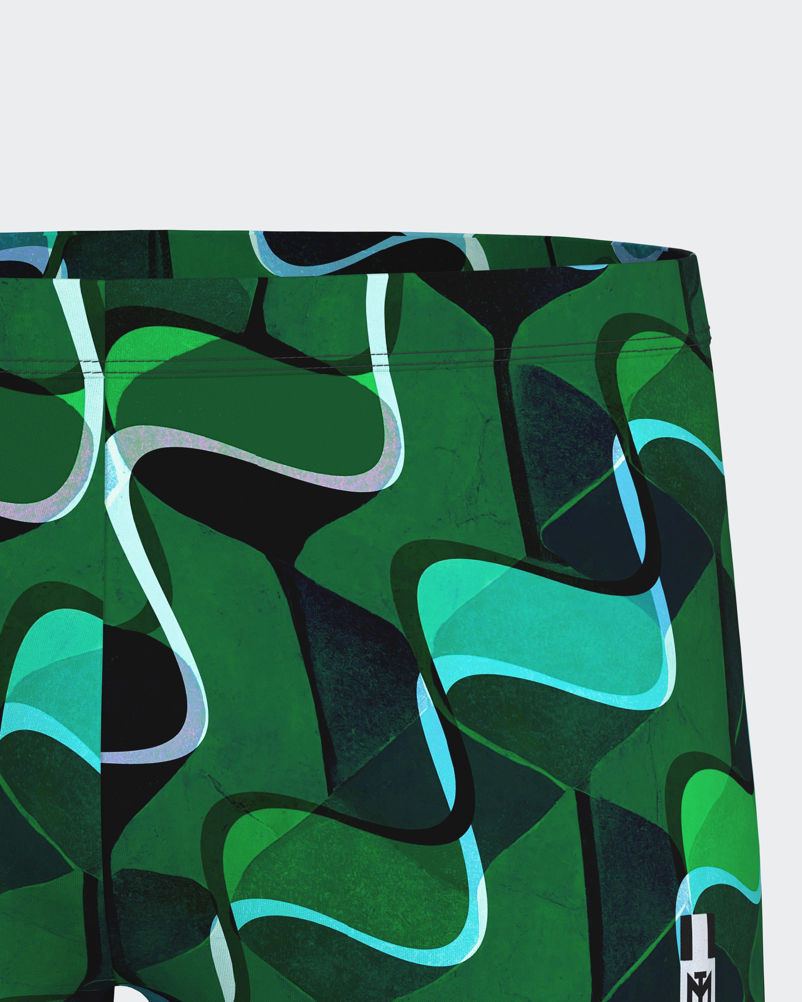 Boxer de baño estampado - Impetus - Verde Verde-2